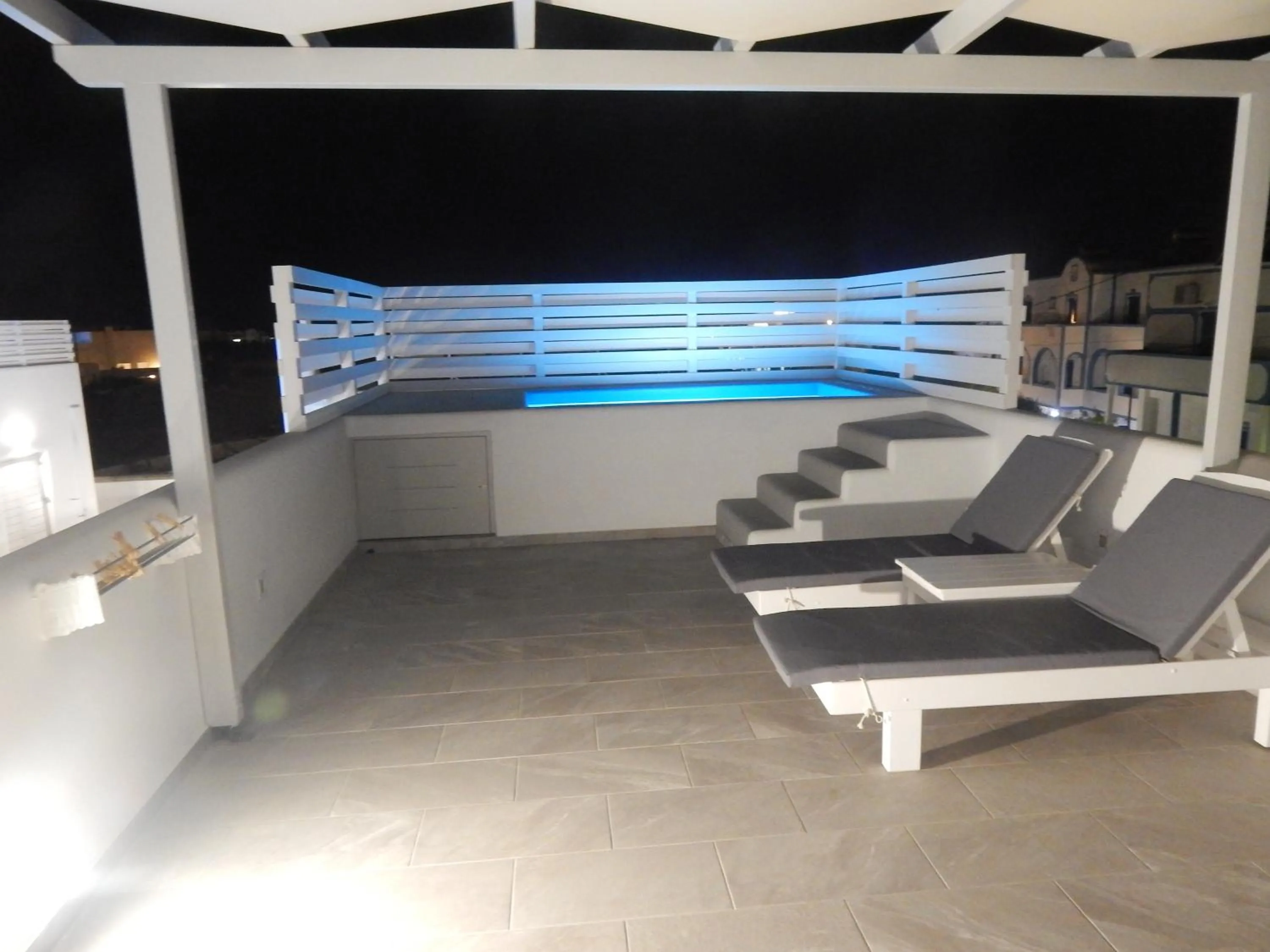 sunbed in Petra Aqua Villa