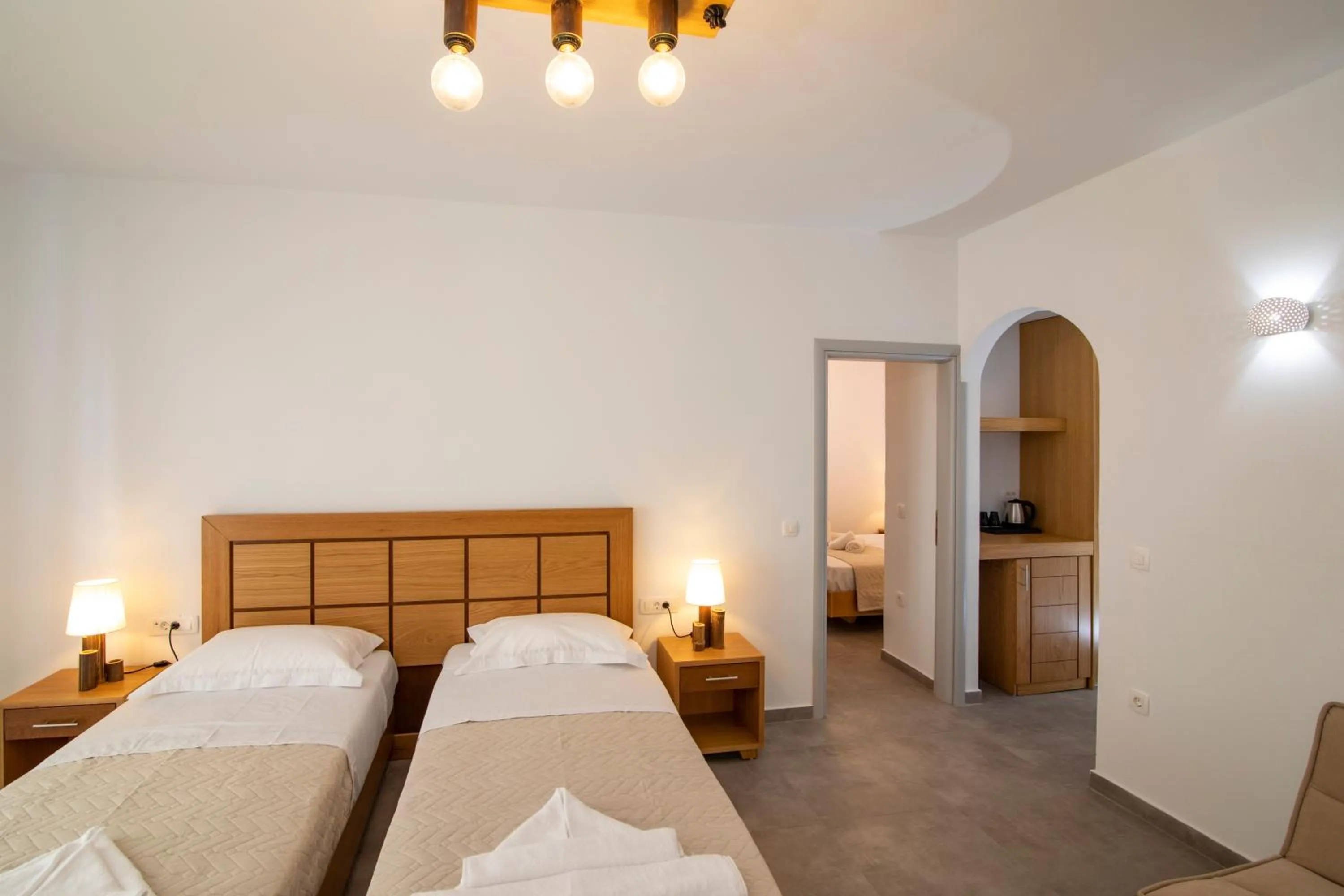 Bed in Petra Aqua Villa