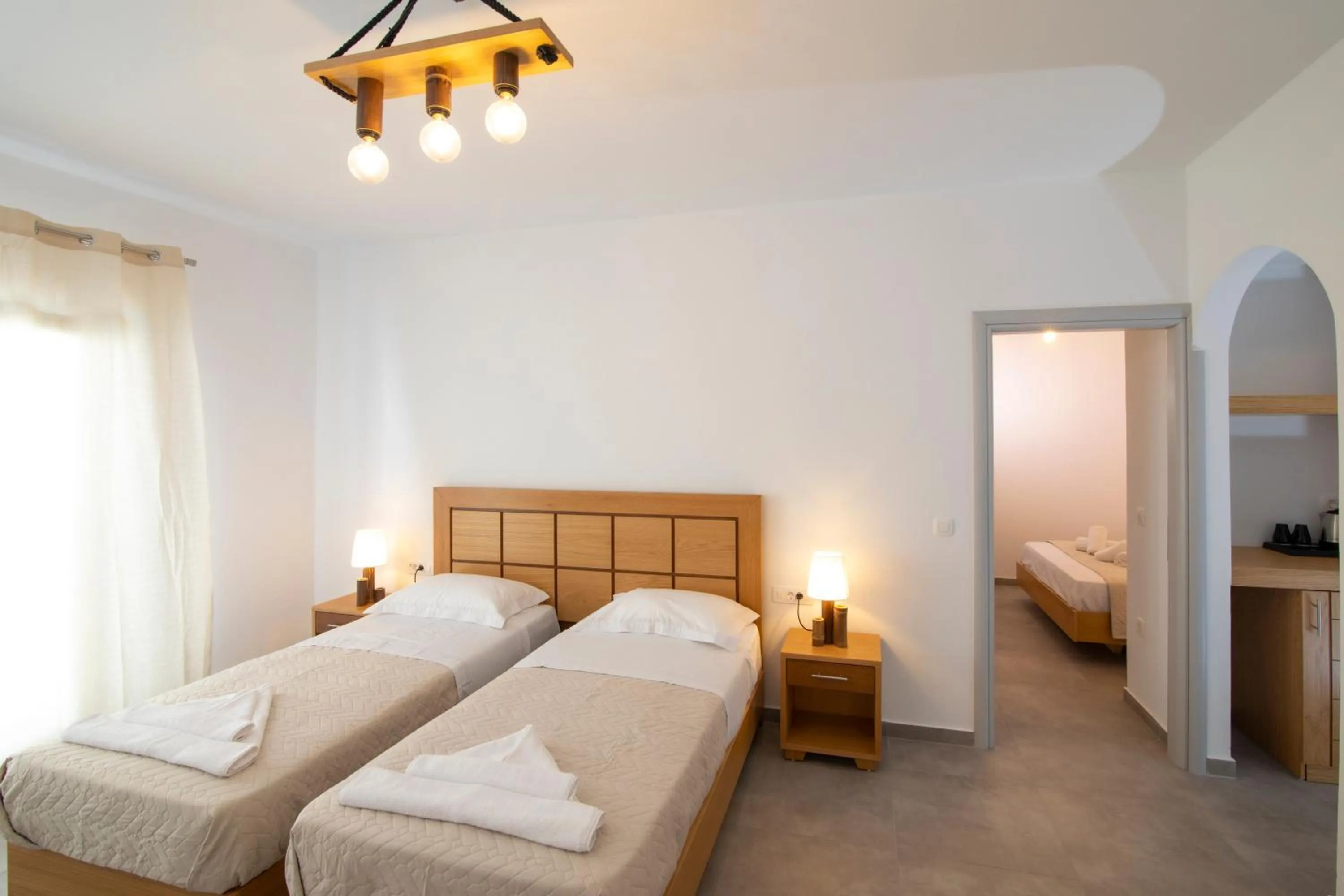 Bed in Petra Aqua Villa