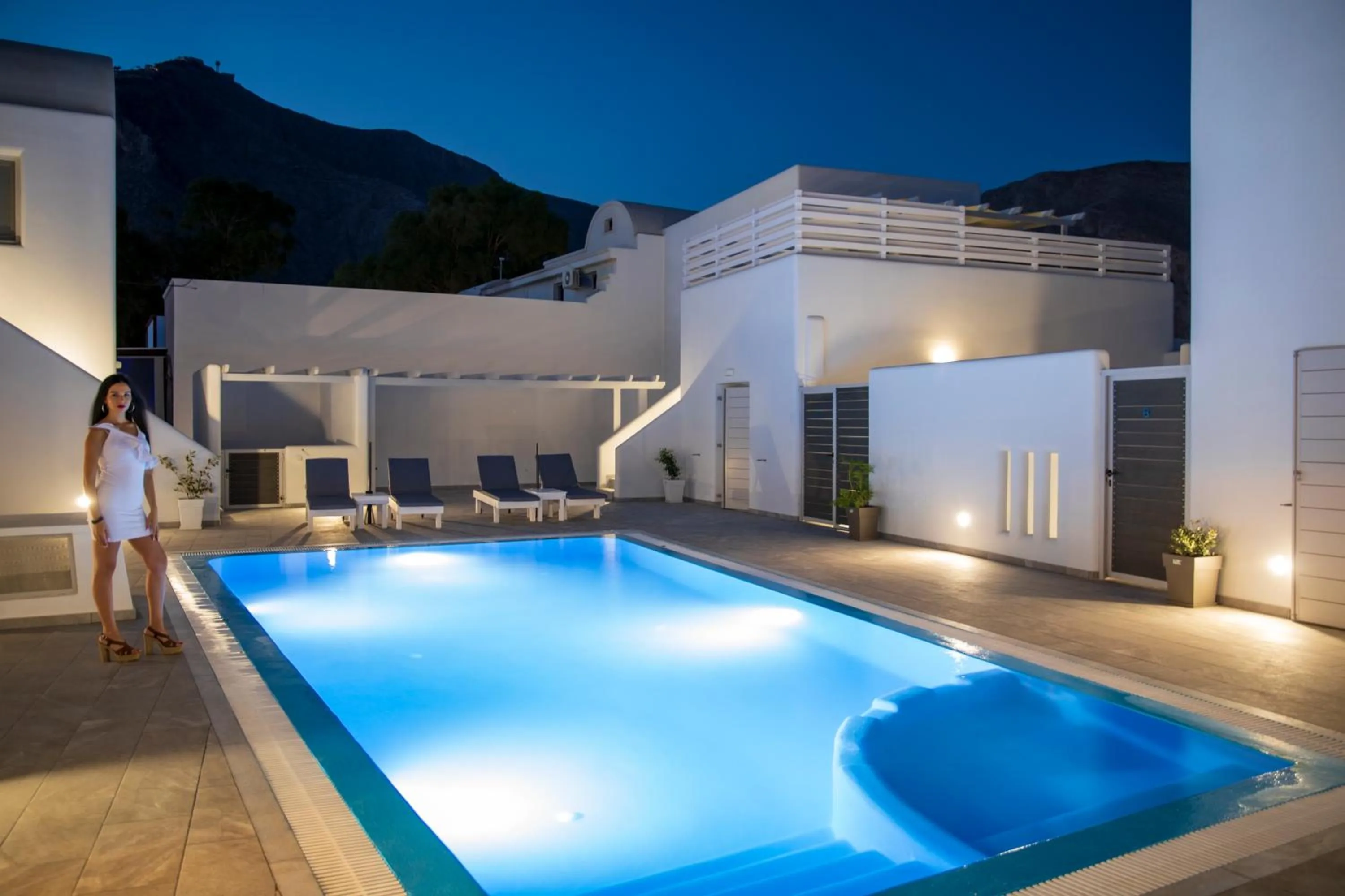 Pool view in Petra Aqua Villa
