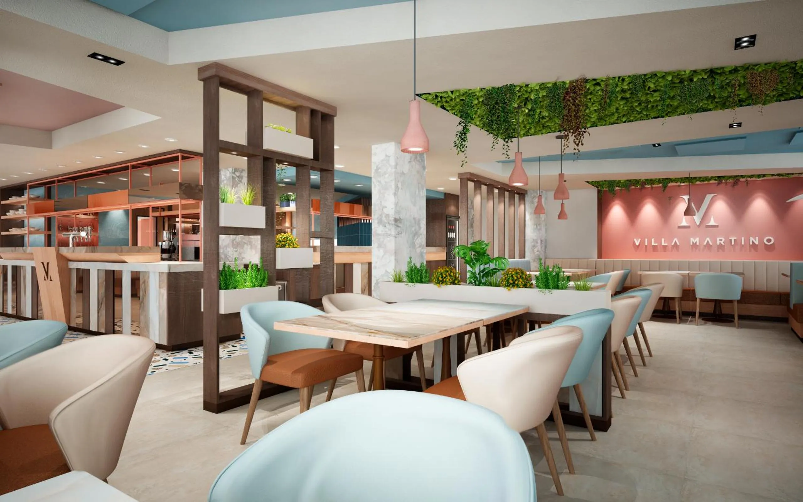 Restaurant/places to eat in Hotel Villa Martino - zum Hirsch