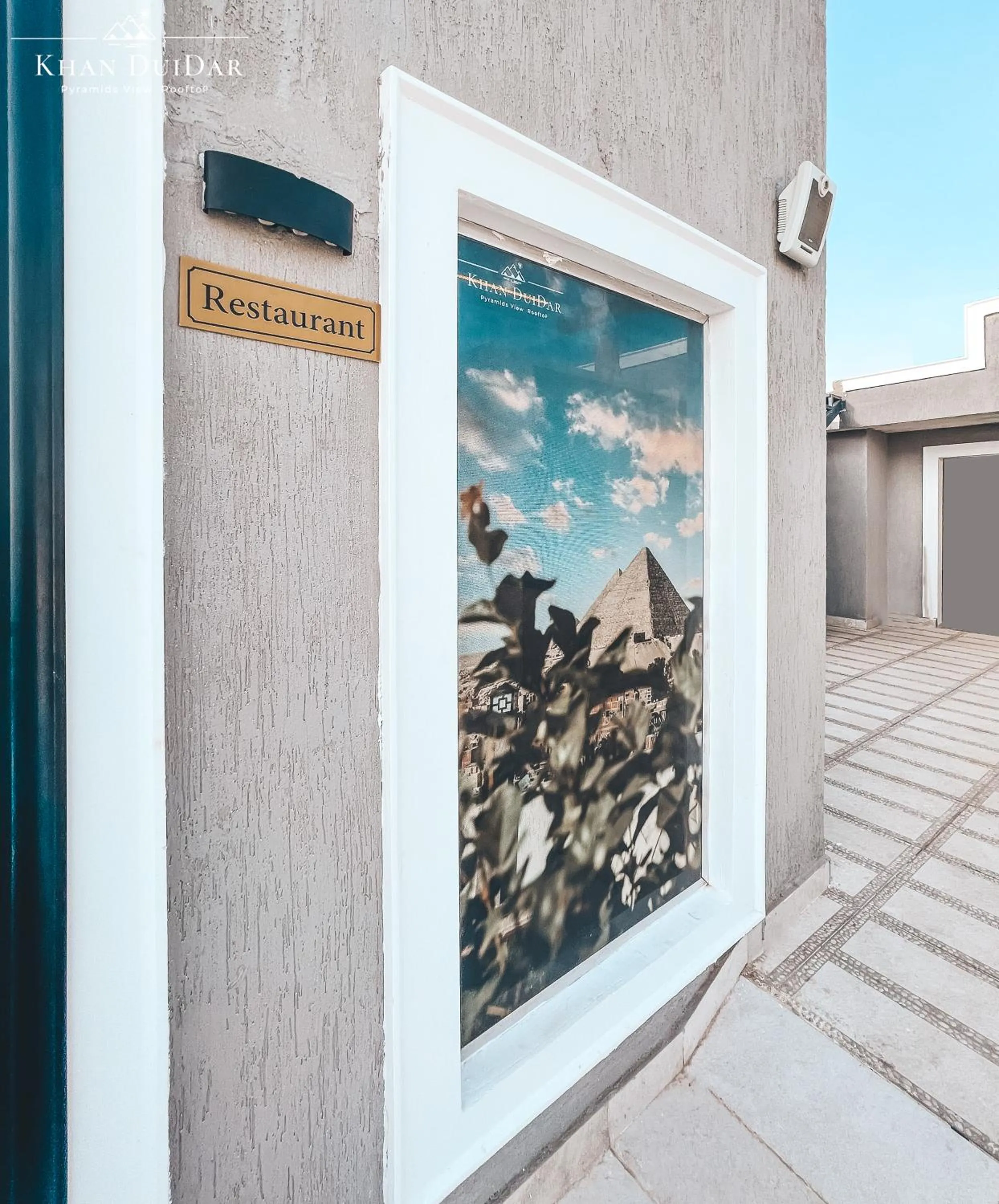 Restaurant/places to eat in Khan Duidar Inn - Pyramids View Rooftop