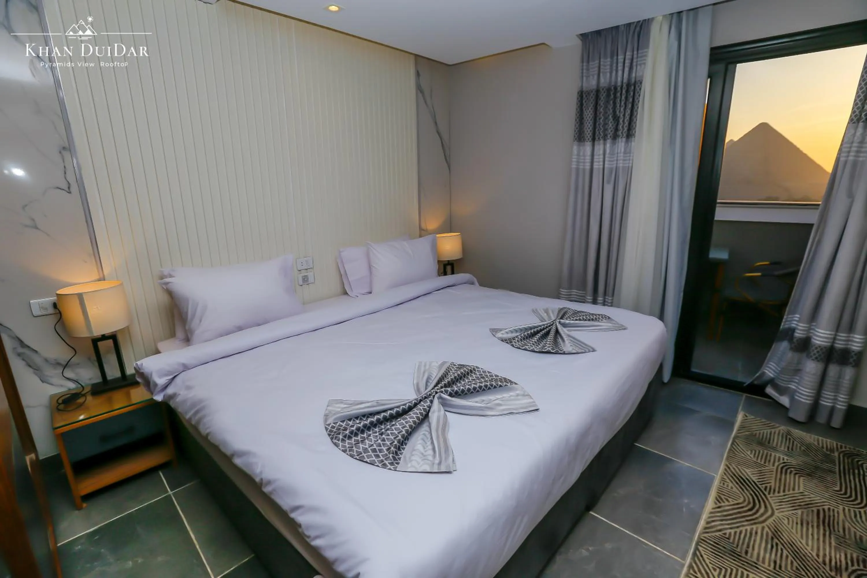 Bed in Khan Duidar Inn - Pyramids View Rooftop