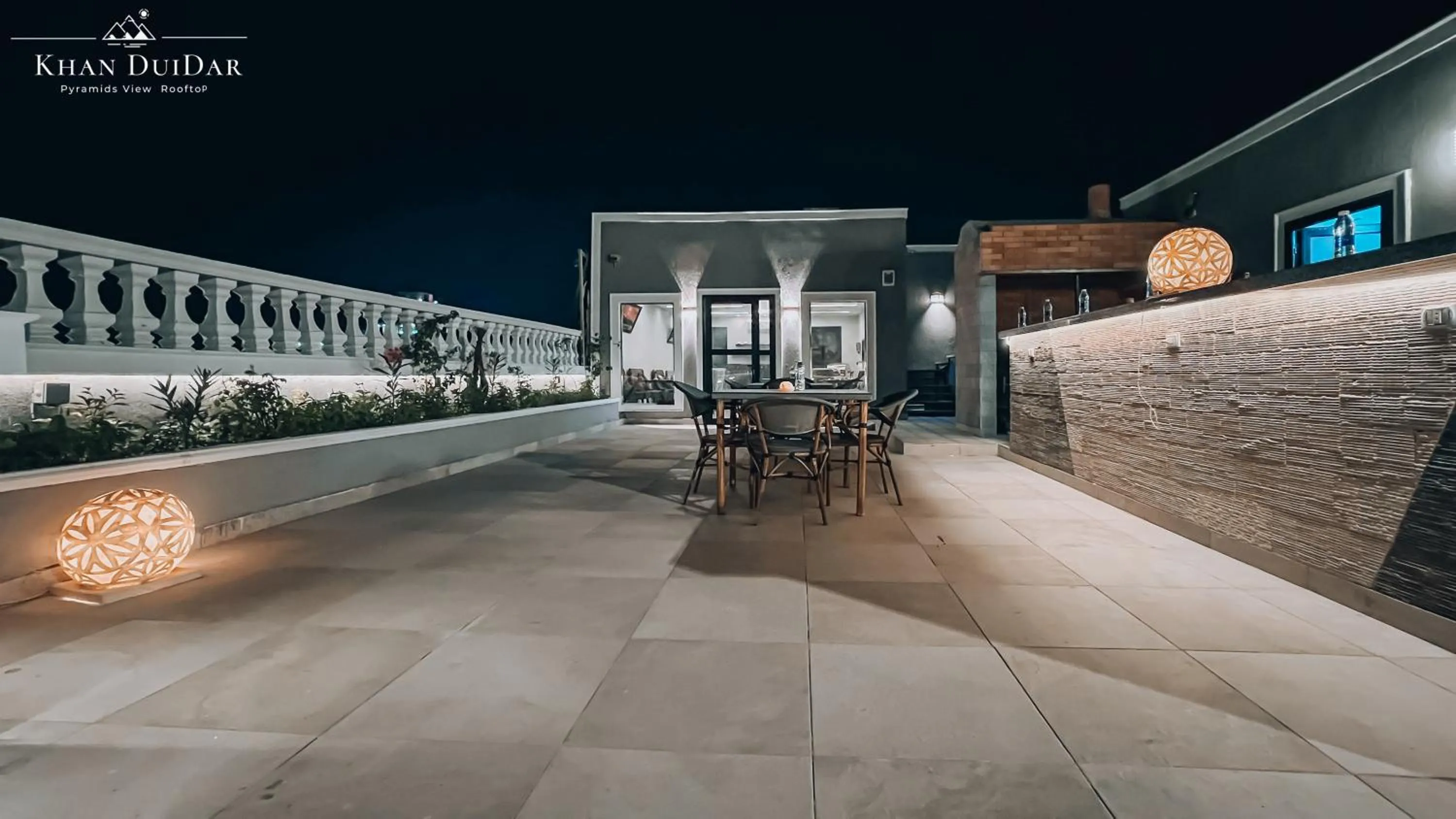 BBQ facilities in Khan Duidar Inn - Pyramids View Rooftop