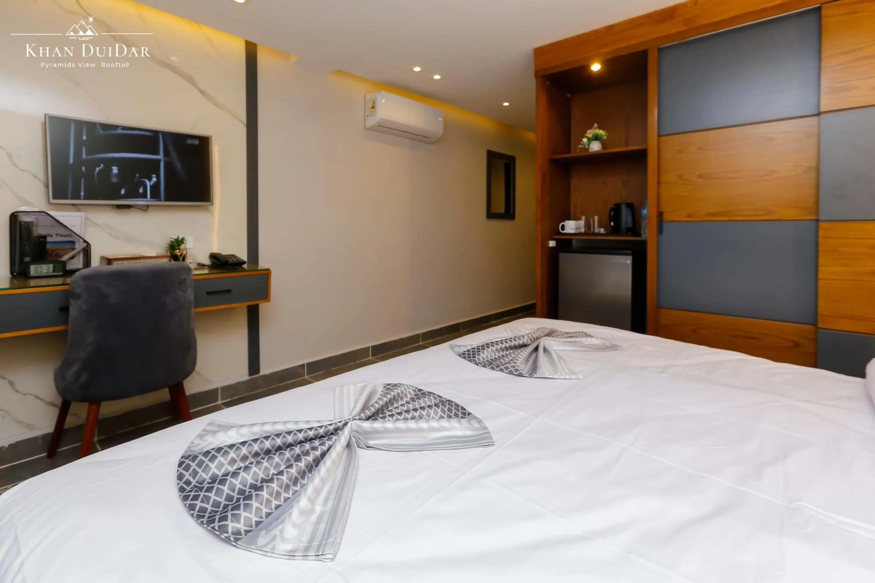 Bed in Khan Duidar Inn - Pyramids View Rooftop