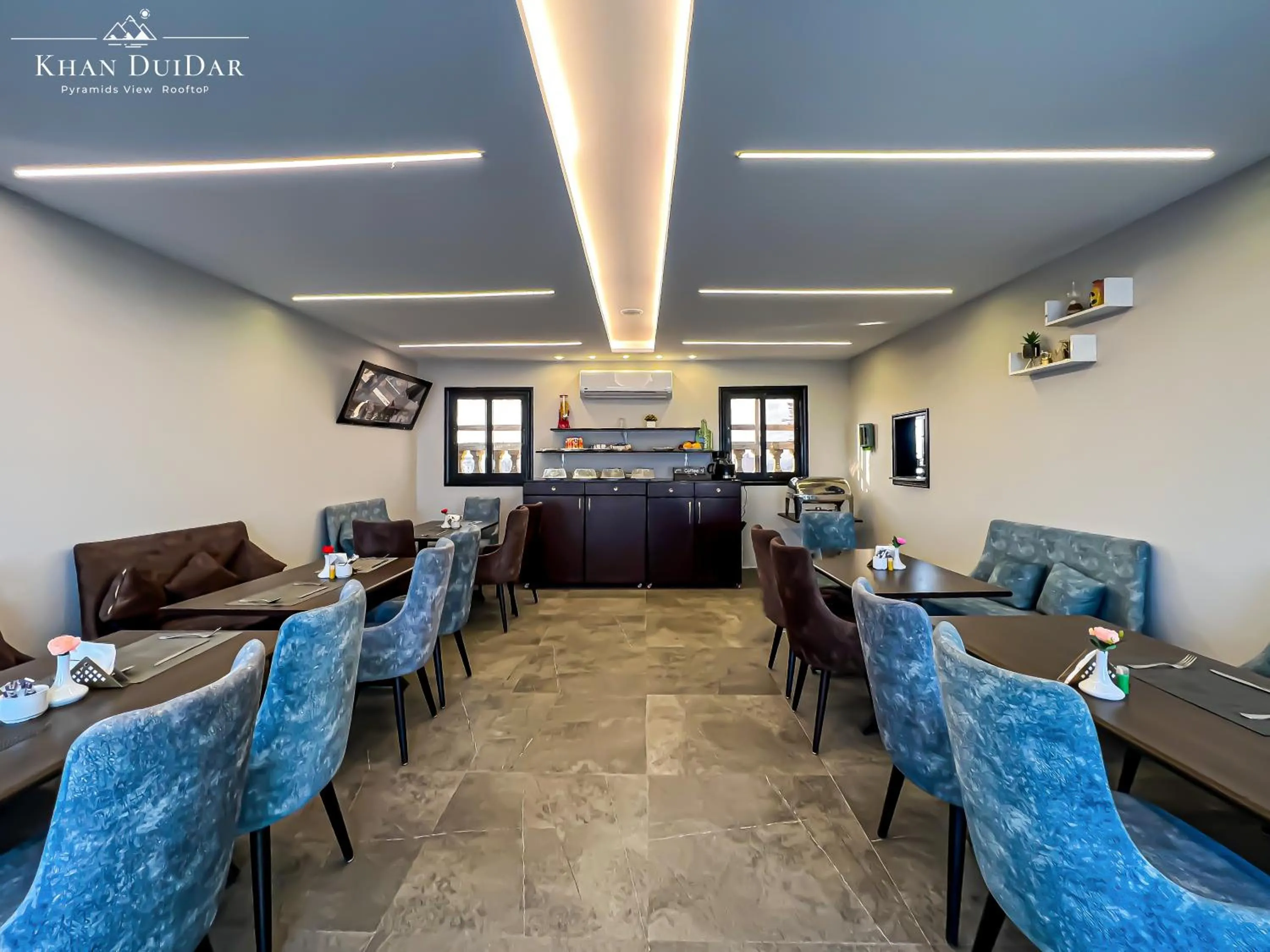Restaurant/places to eat in Khan Duidar Inn - Pyramids View Rooftop
