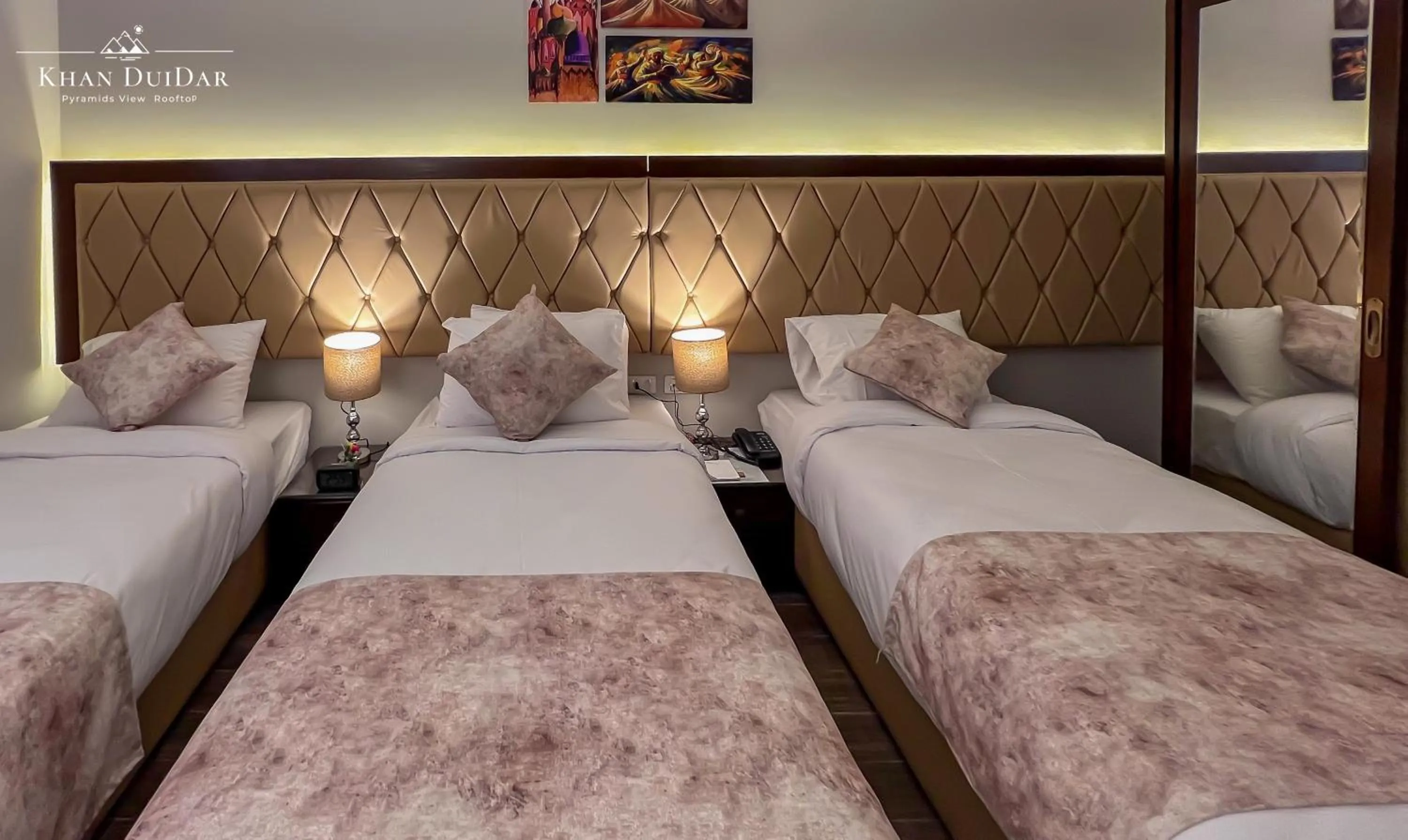 Bed in Khan Duidar Inn - Pyramids View Rooftop