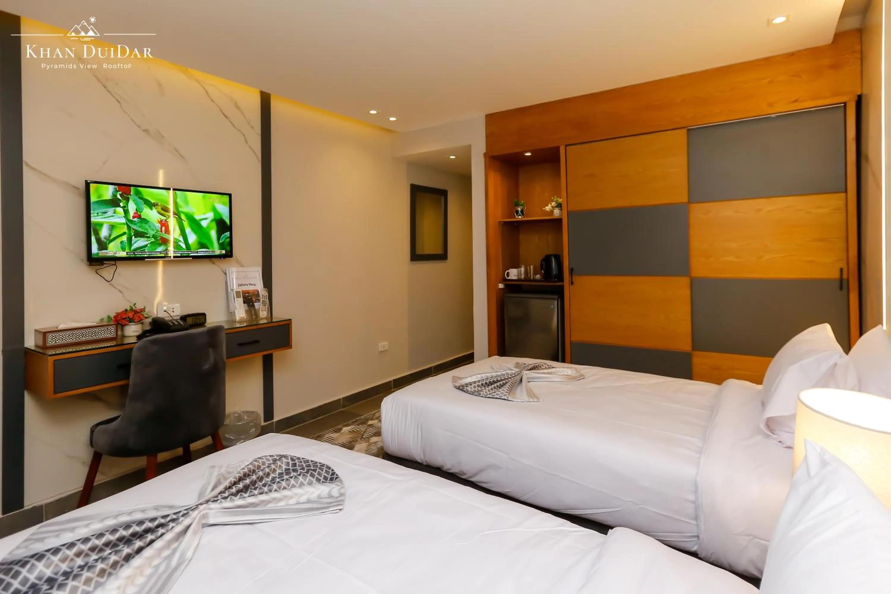 Bed in Khan Duidar Inn - Pyramids View Rooftop