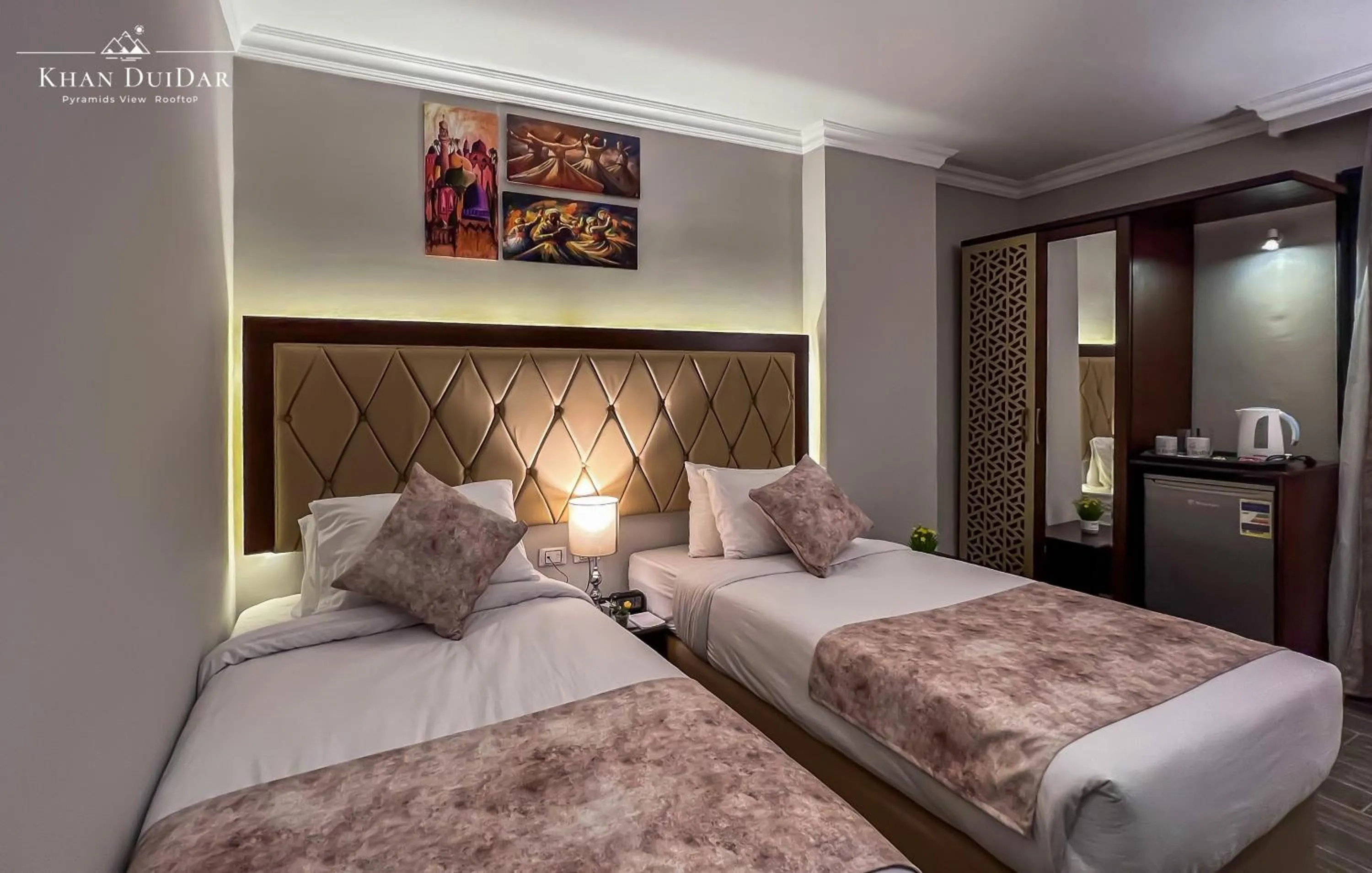 Bed in Khan Duidar Inn - Pyramids View Rooftop