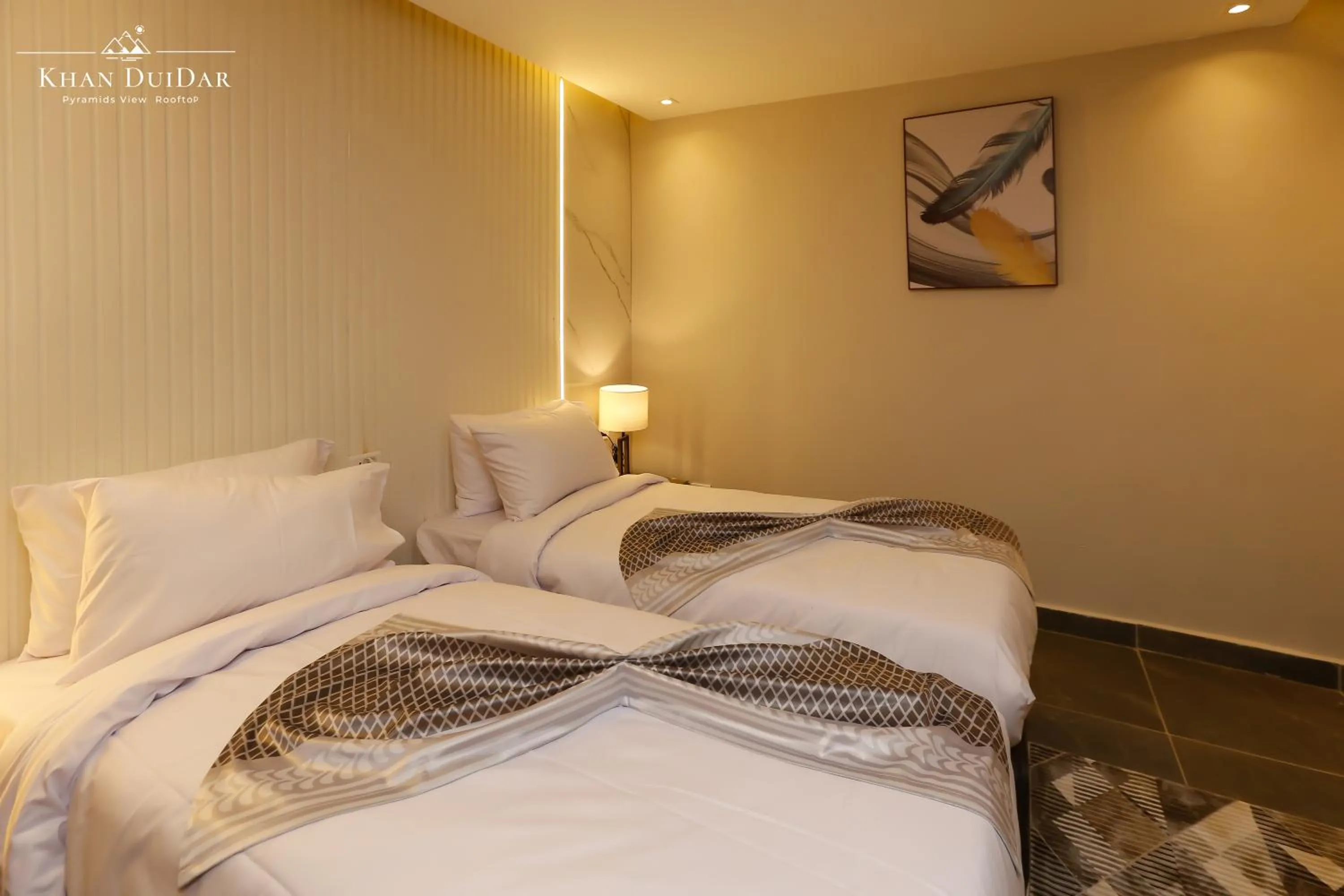 Bed in Khan Duidar Inn - Pyramids View Rooftop