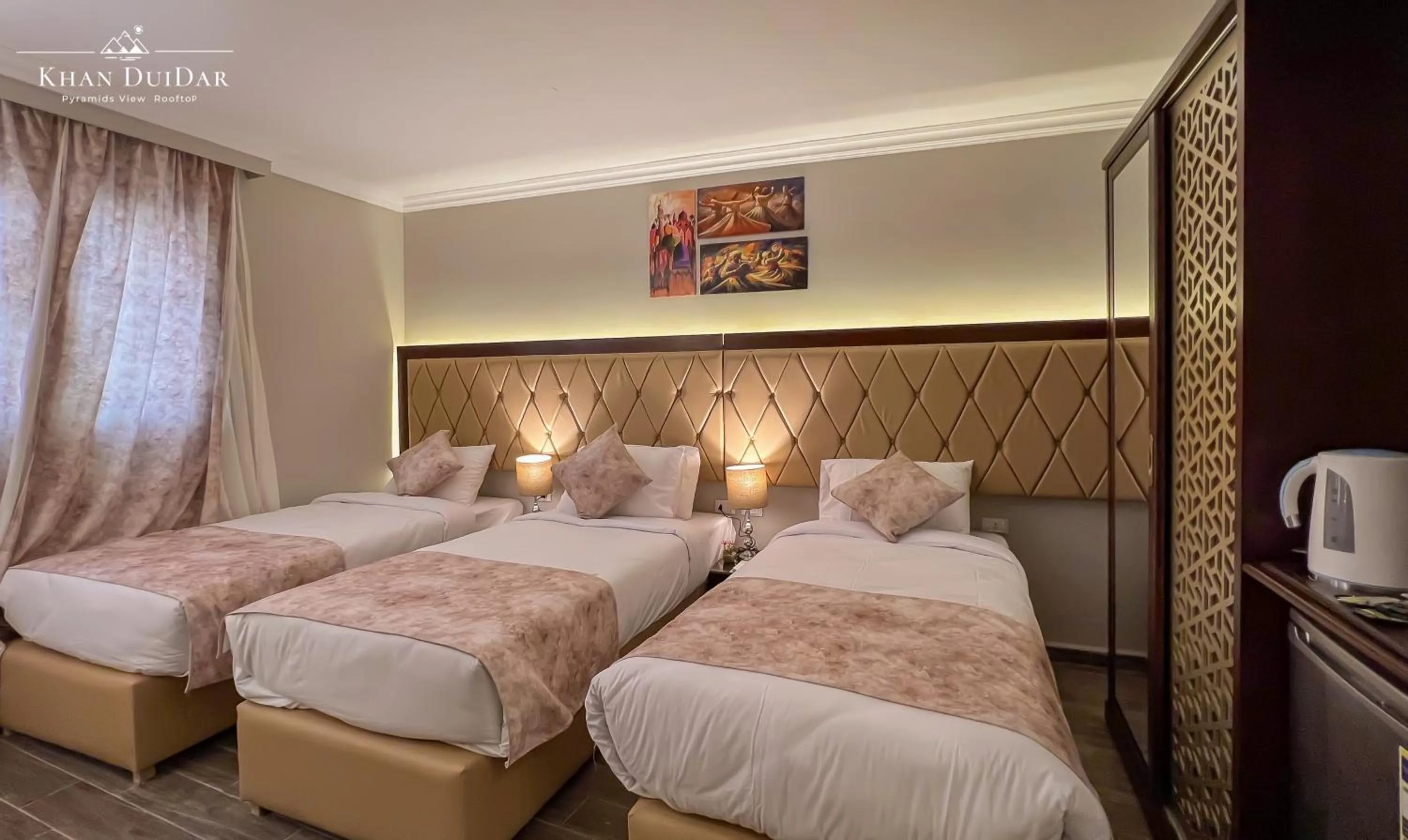 Bed in Khan Duidar Inn - Pyramids View Rooftop