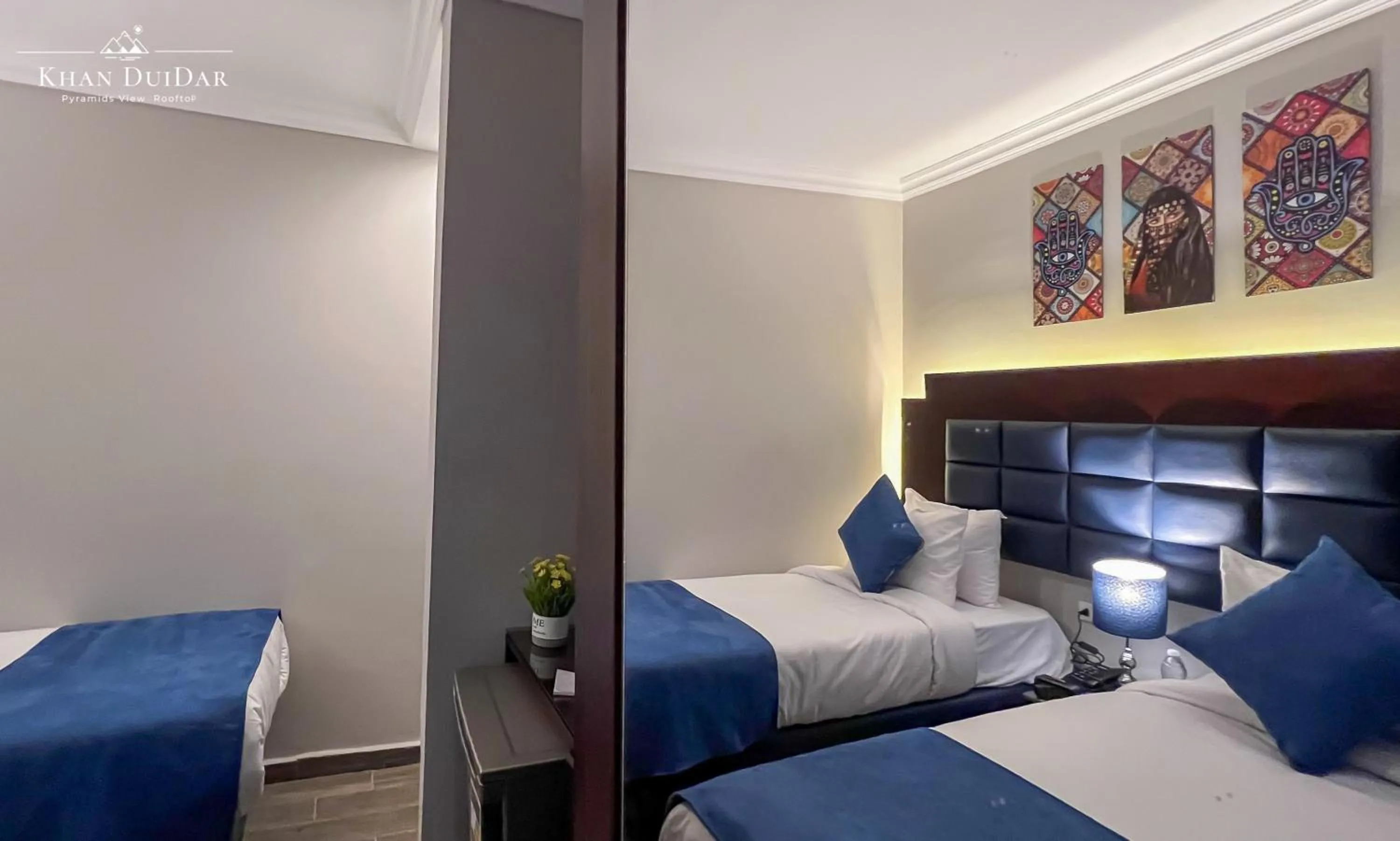 Bed in Khan Duidar Inn - Pyramids View Rooftop