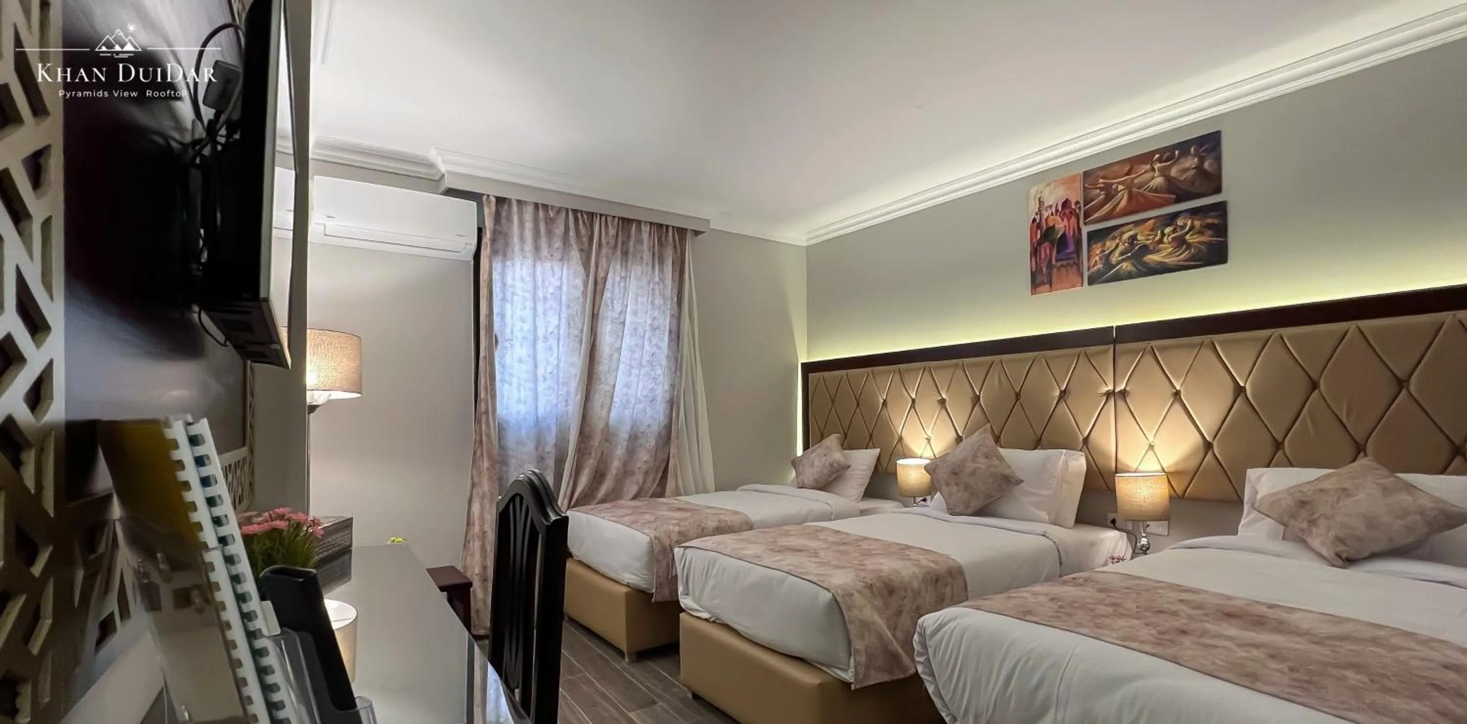 Bed in Khan Duidar Inn - Pyramids View Rooftop