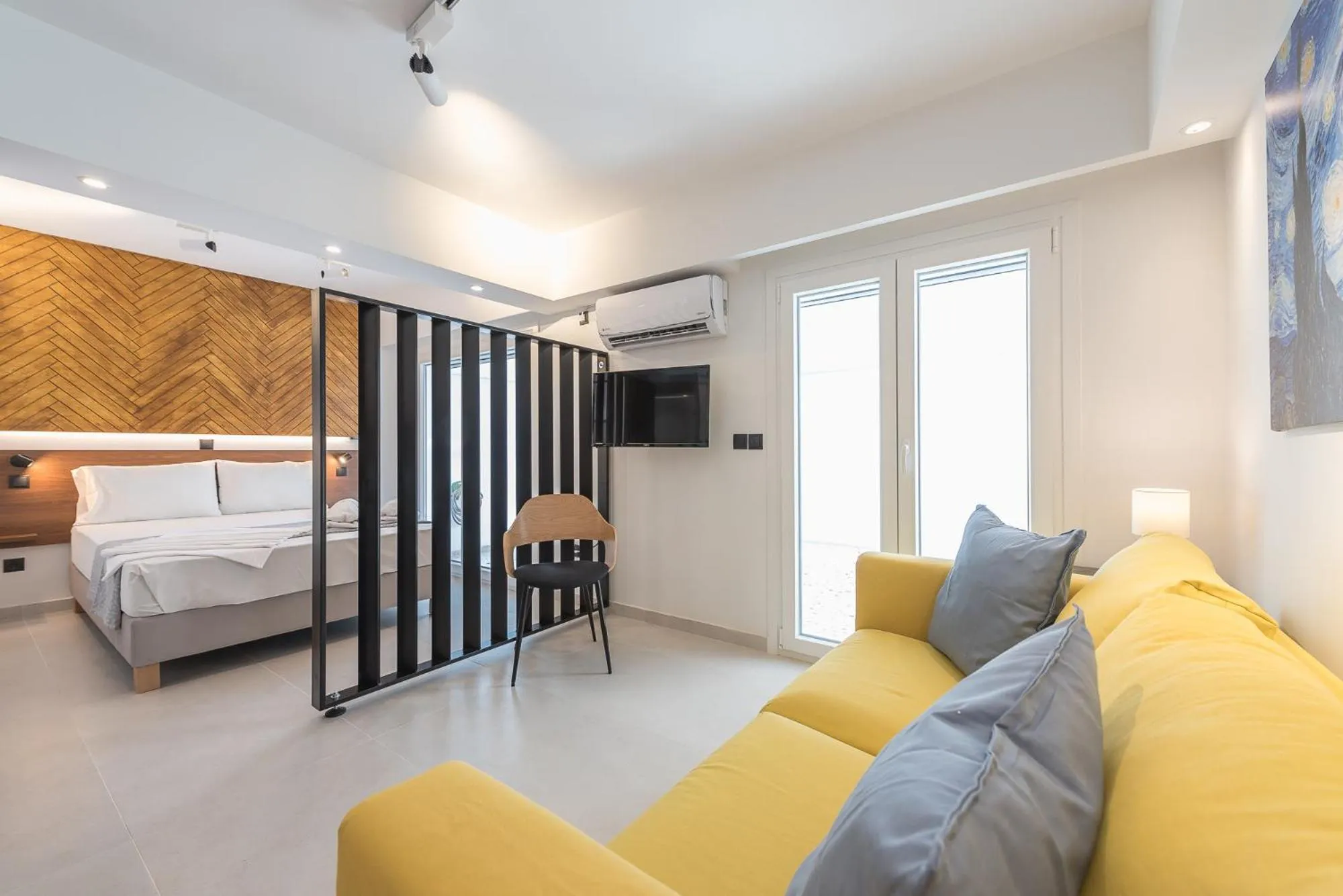 Seating area in Phaedon, the Terrace Suite Near Acropolis By CloudKeys