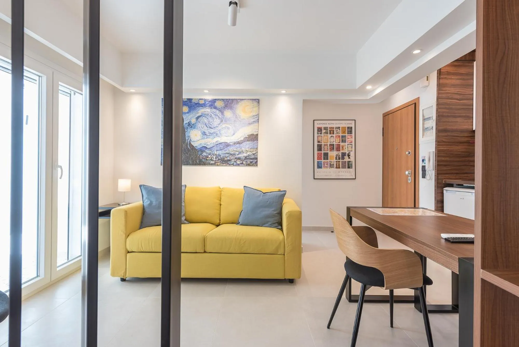 Seating area in Phaedon, the Terrace Suite Near Acropolis By CloudKeys