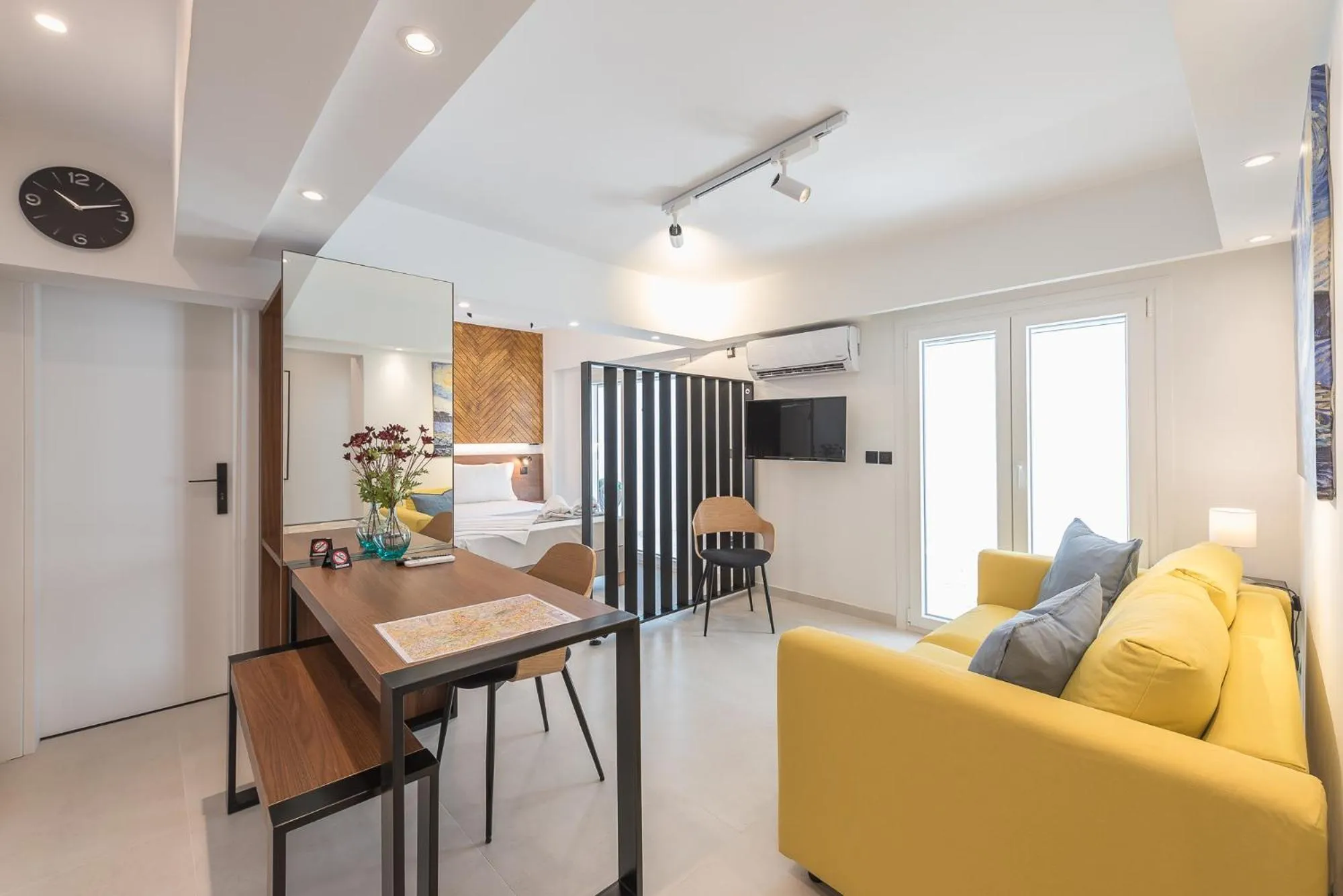 Living room in Phaedon, the Terrace Suite Near Acropolis By CloudKeys