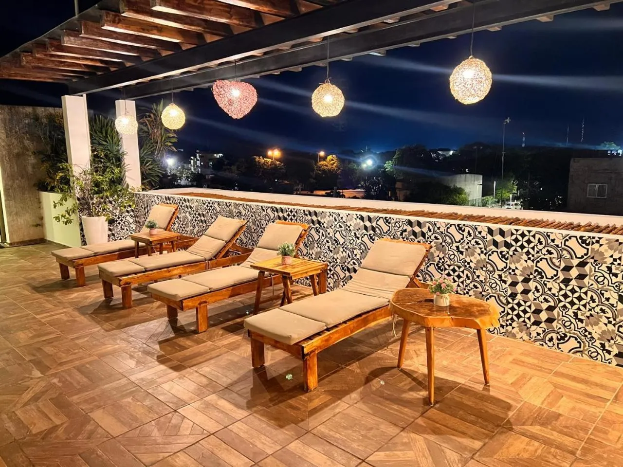 Pool view in Hotel Ko'ox Wenne