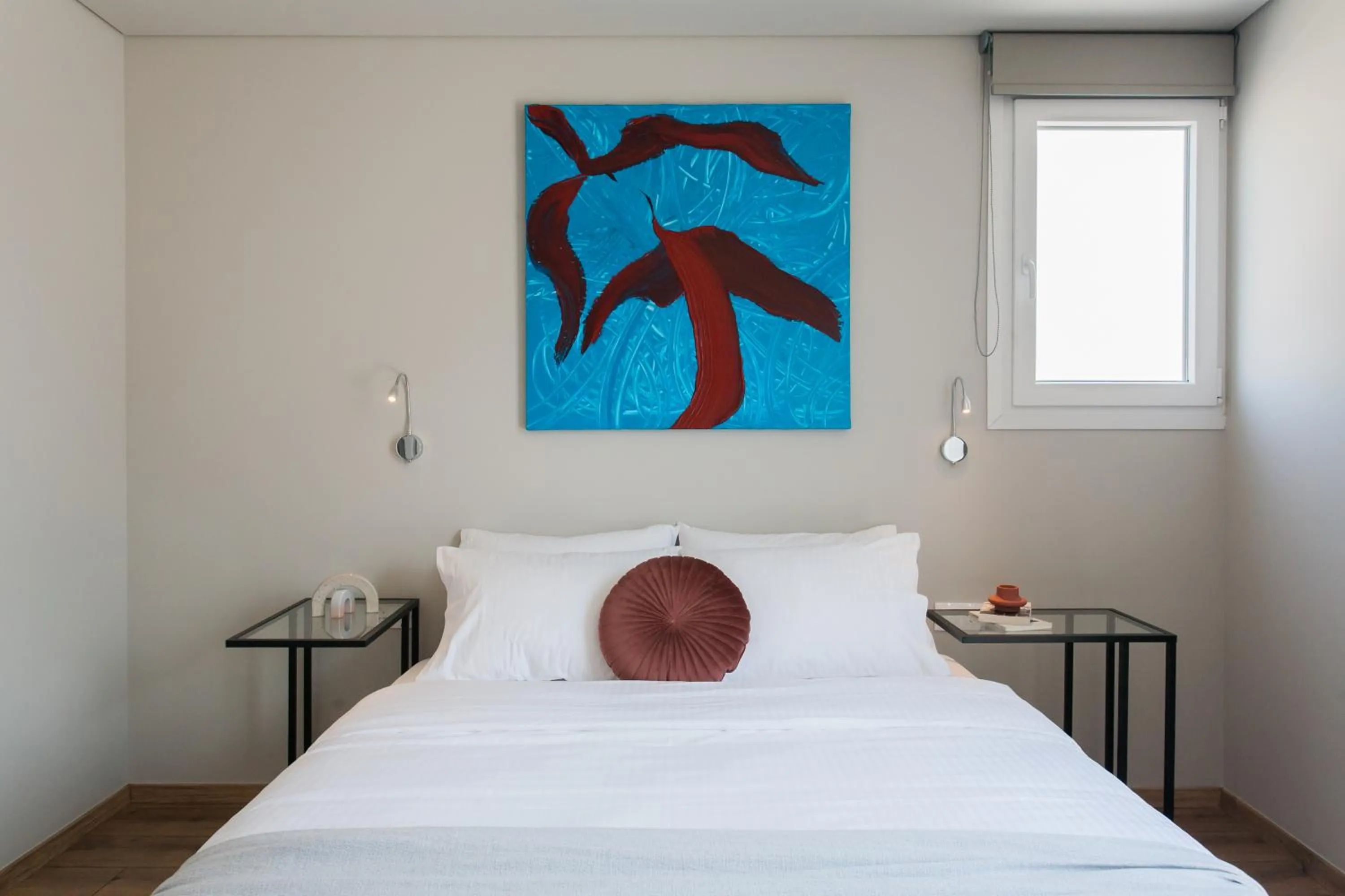 Bedroom, Bed in WYZ Athens Apartments by UPSTREET