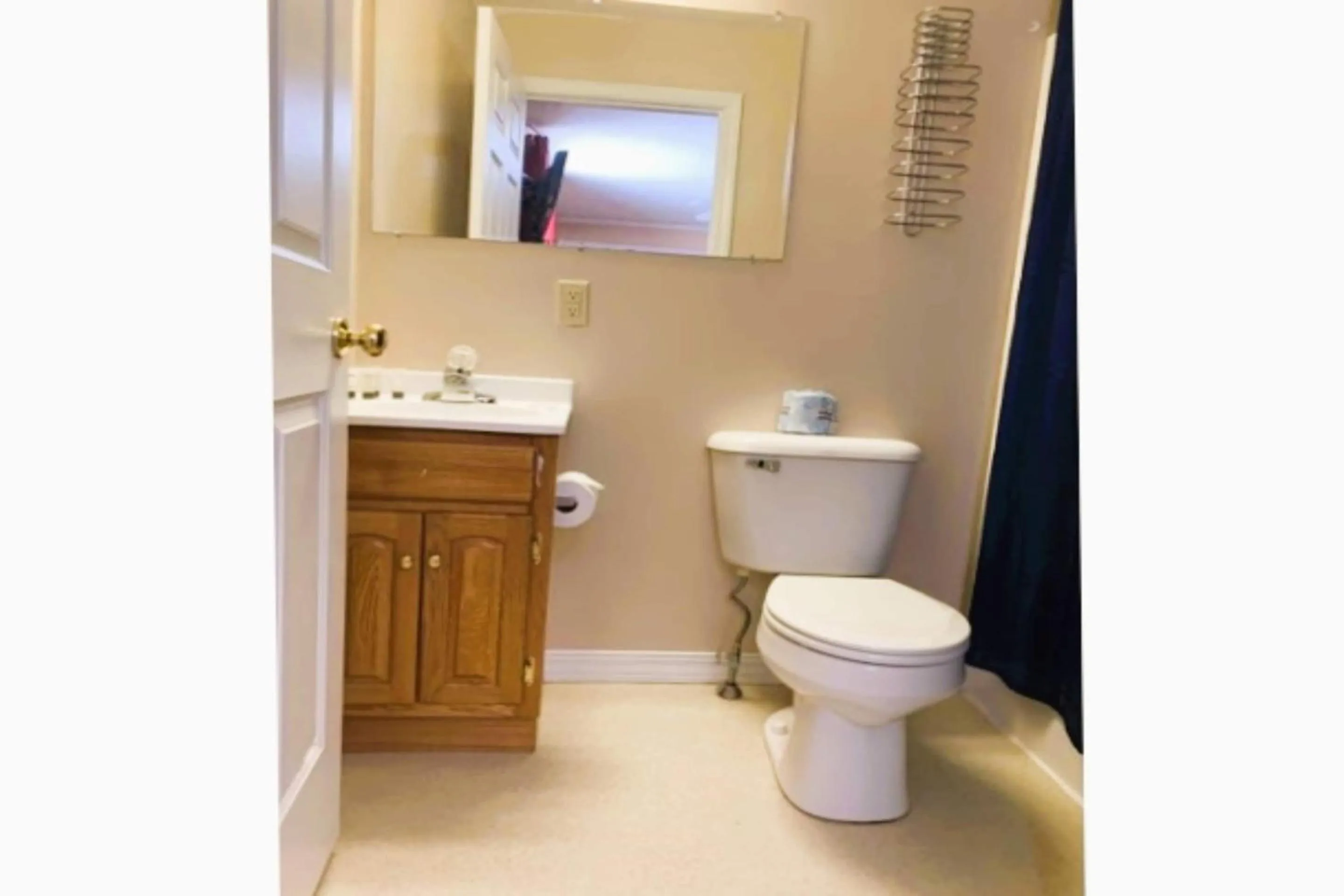 Bathroom in Love Hotels St John River by OYO at Fort Kent ME