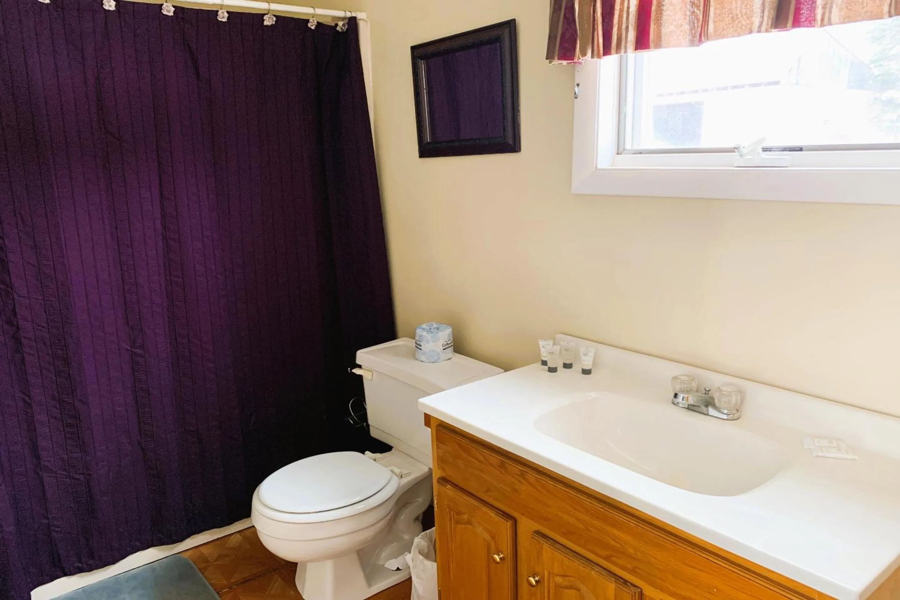 Bathroom in Love Hotels St John River by OYO at Fort Kent ME