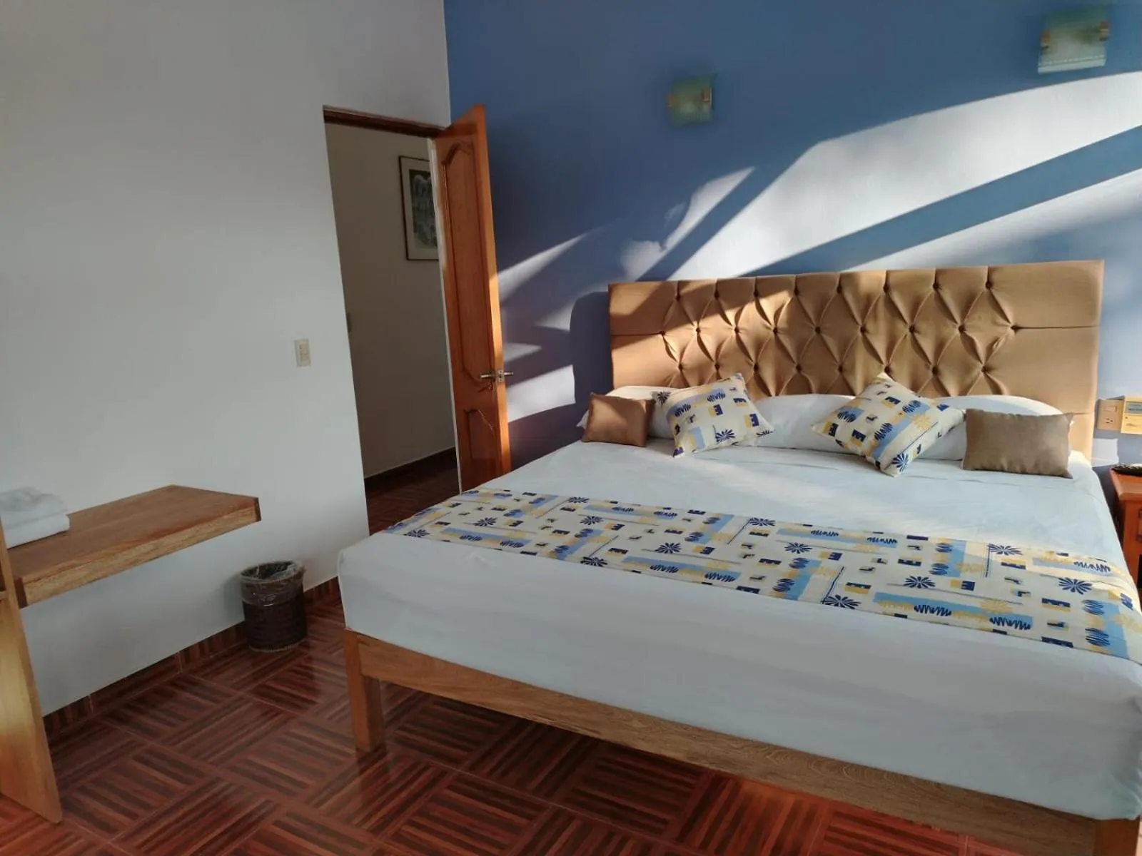 Bed in Hotel Mexico Lindo