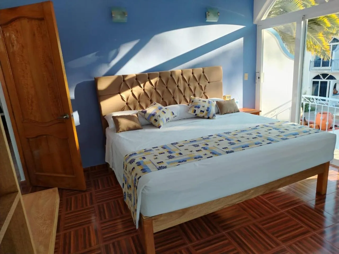 Bed in Hotel Mexico Lindo