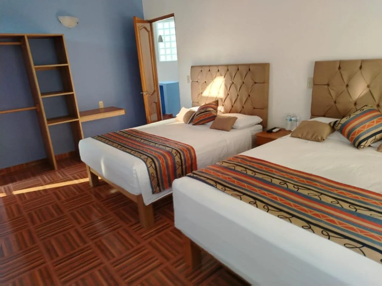 Bed in Hotel Mexico Lindo