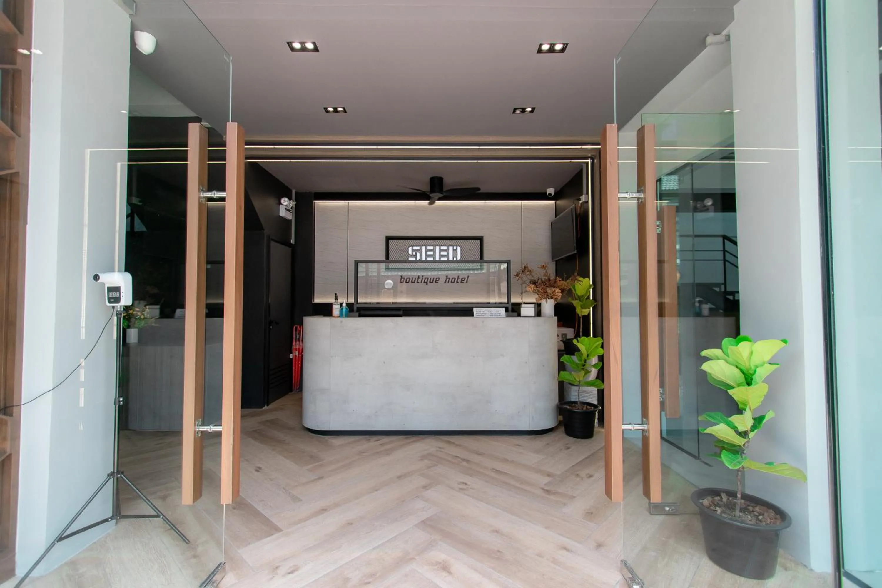 Facade/entrance in Seed Boutique Hotel