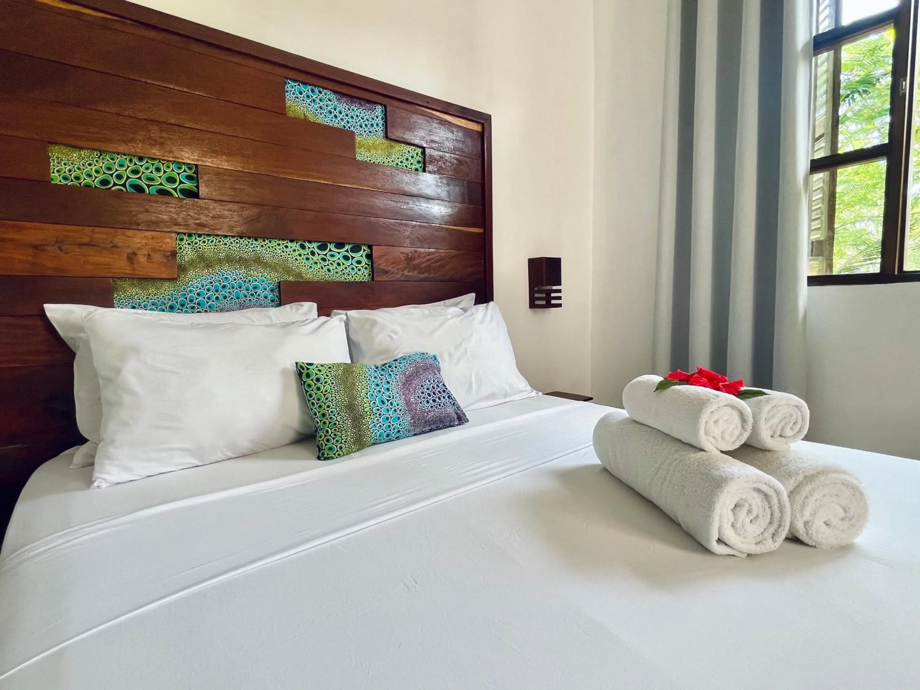 Bed in Gaia Villas