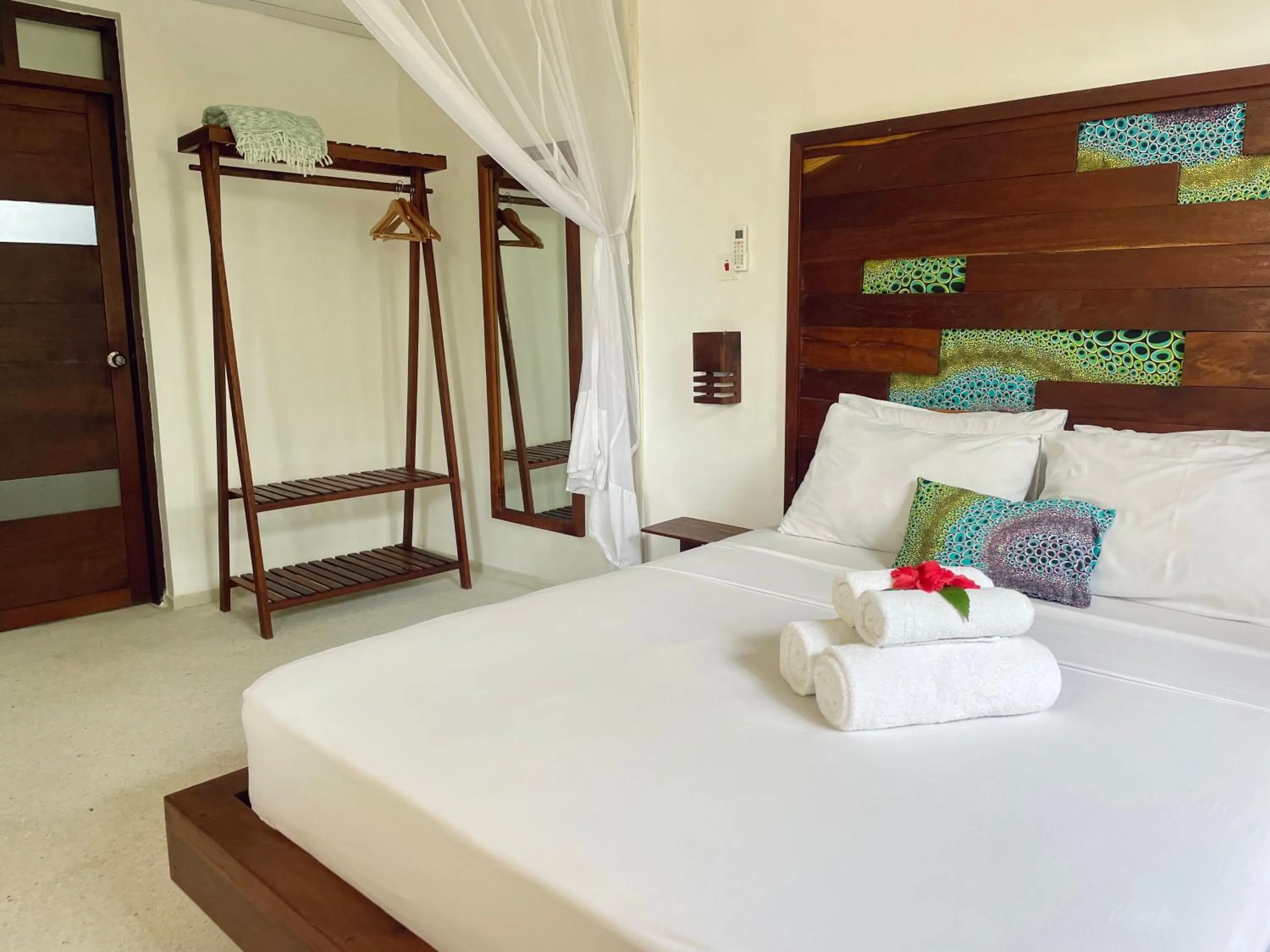 Bed in Gaia Villas