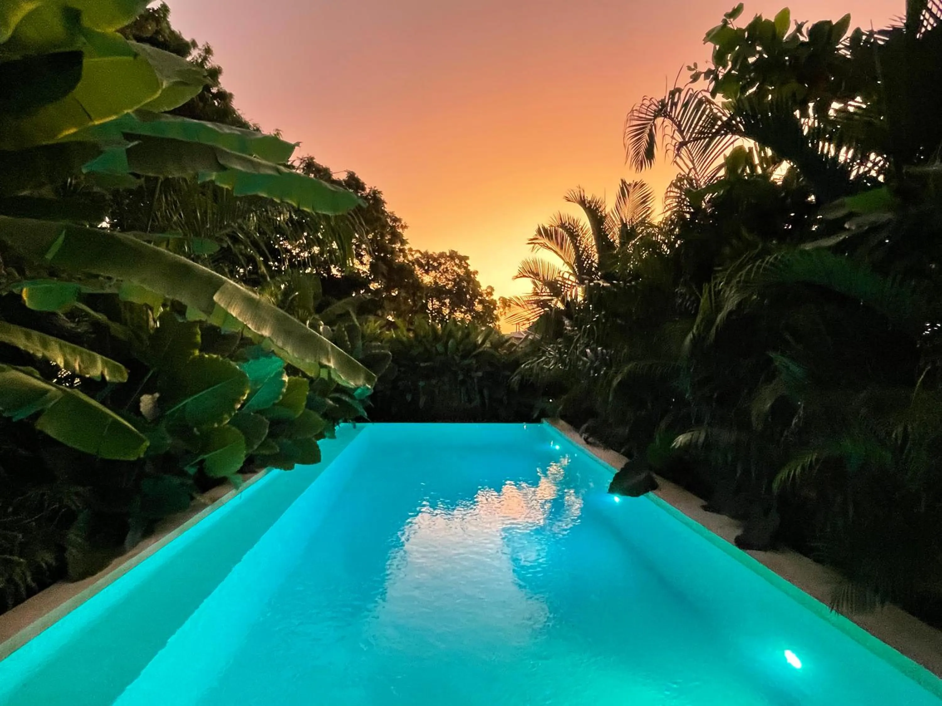 Pool view in Gaia Villas
