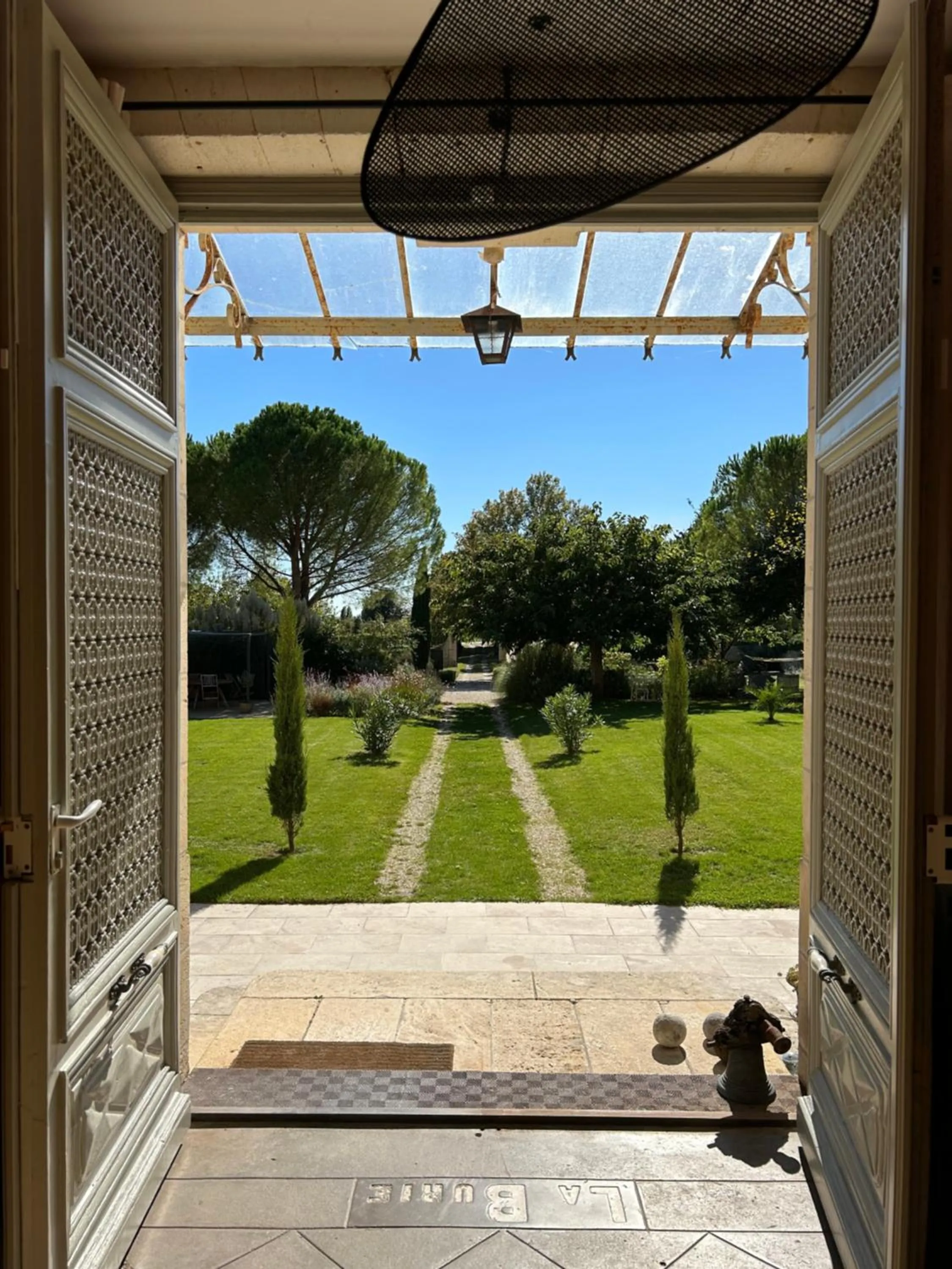 Garden view in La Burie