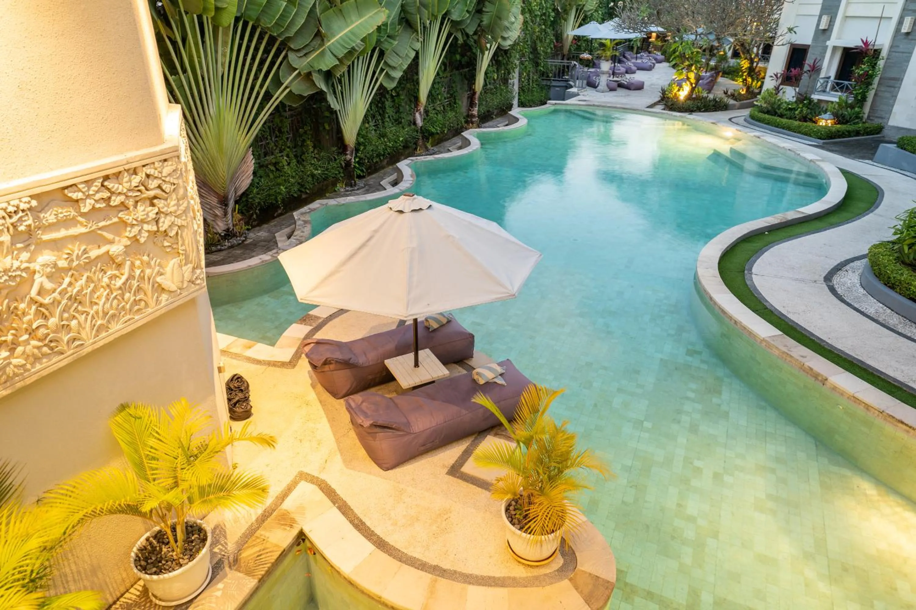 Swimming pool in Bali Karma Sajtra Hotel