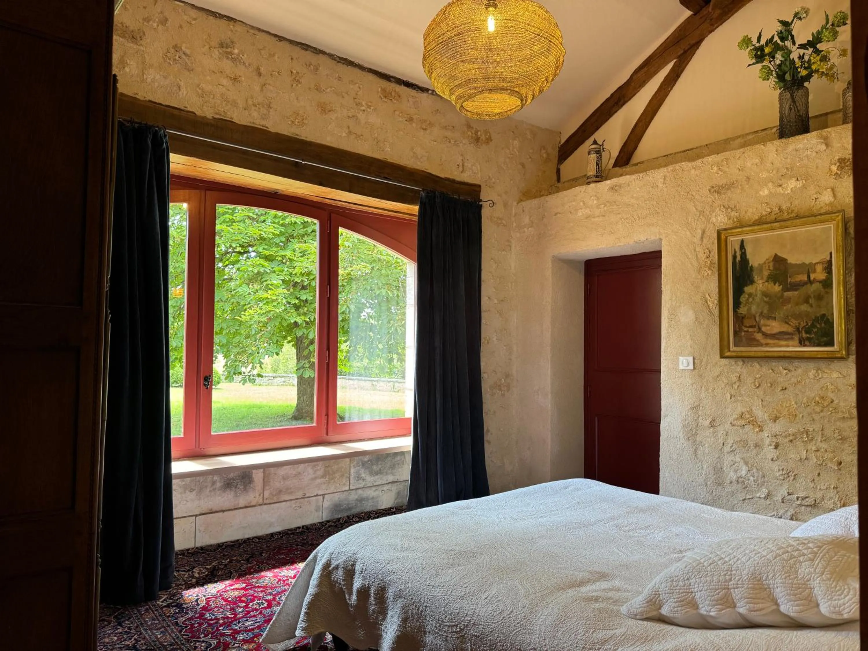 Bed in Chateau La Rochette
