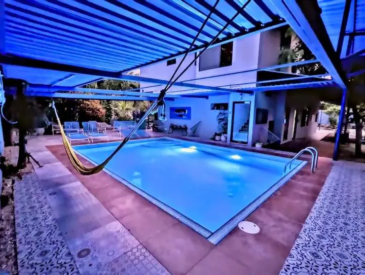 Swimming pool in The Blue Eco Lodge