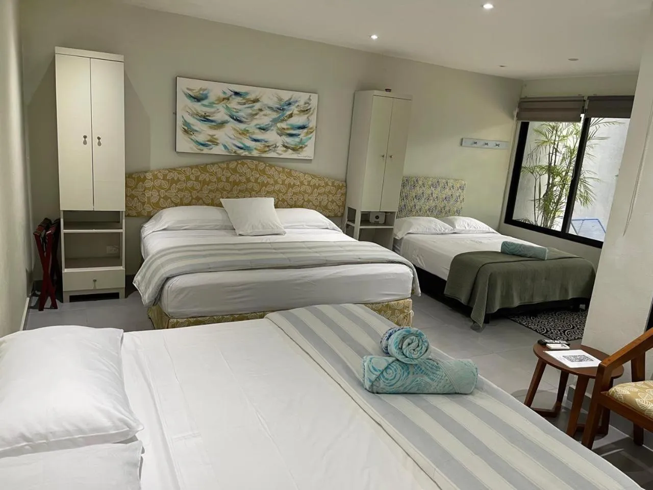 Photo of the whole room, Bed in The Blue Eco Lodge