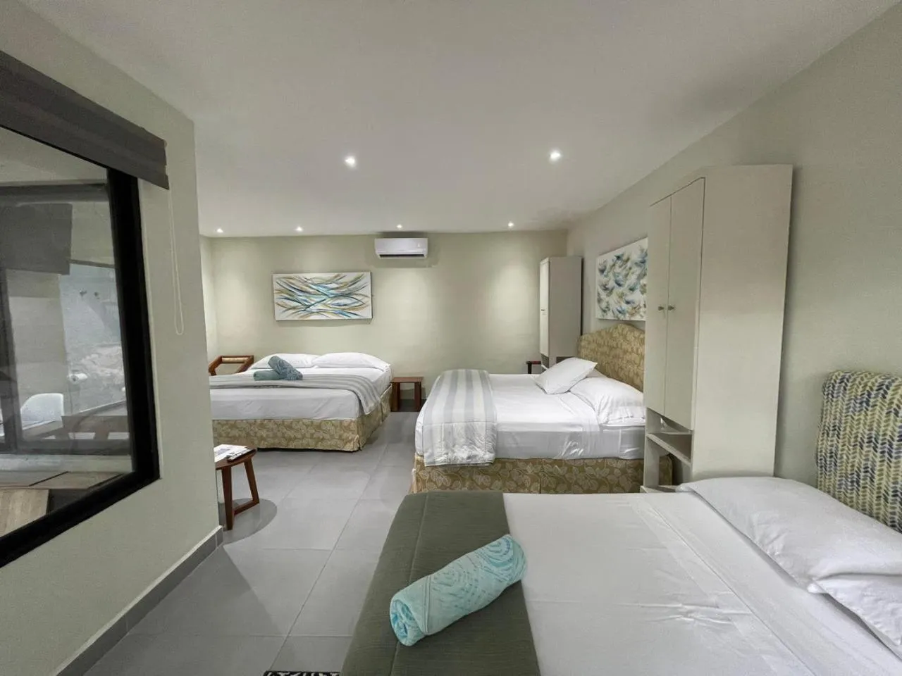 Bedroom, Bed in The Blue Eco Lodge