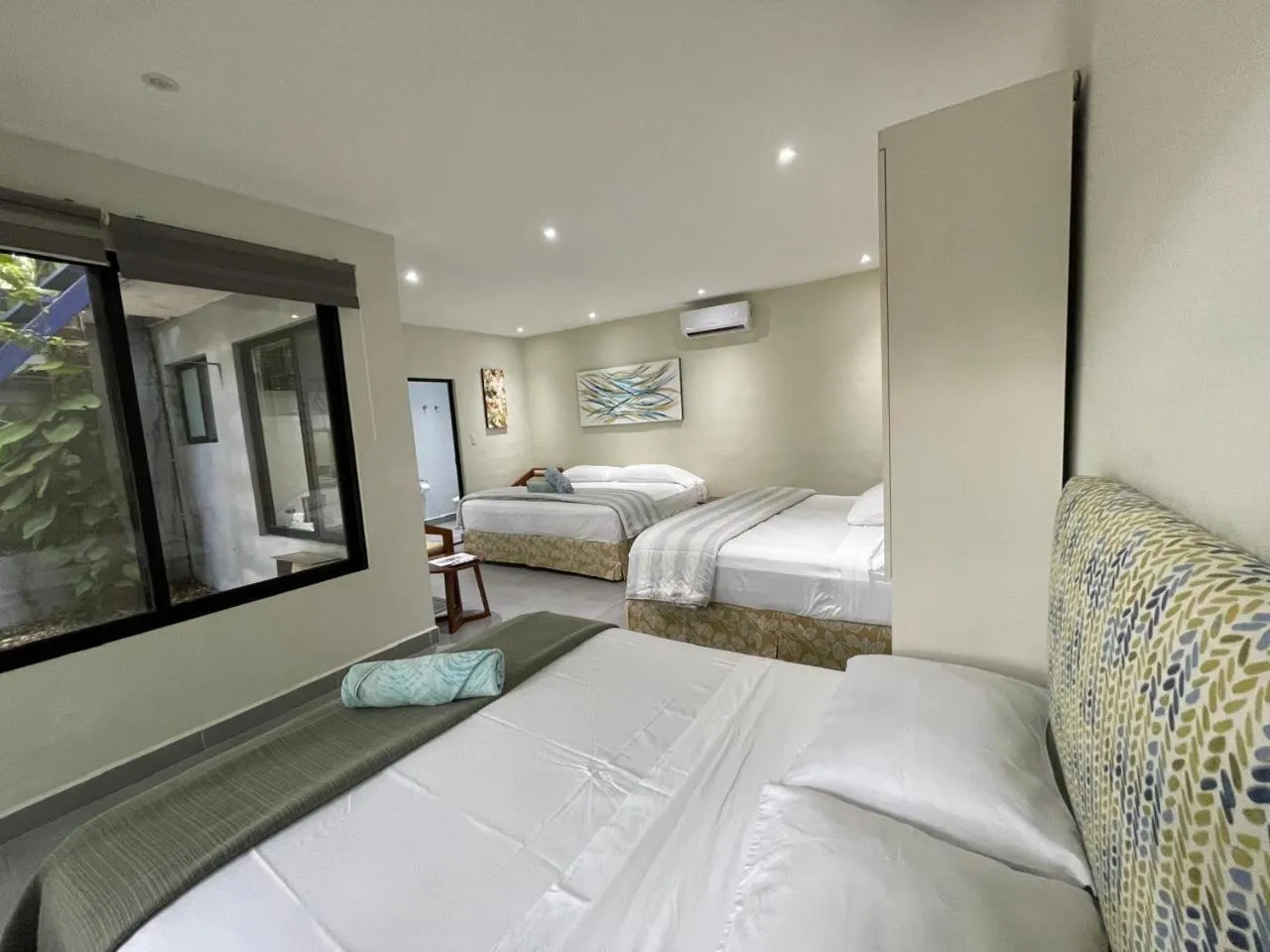 Guests, Bed in The Blue Eco Lodge