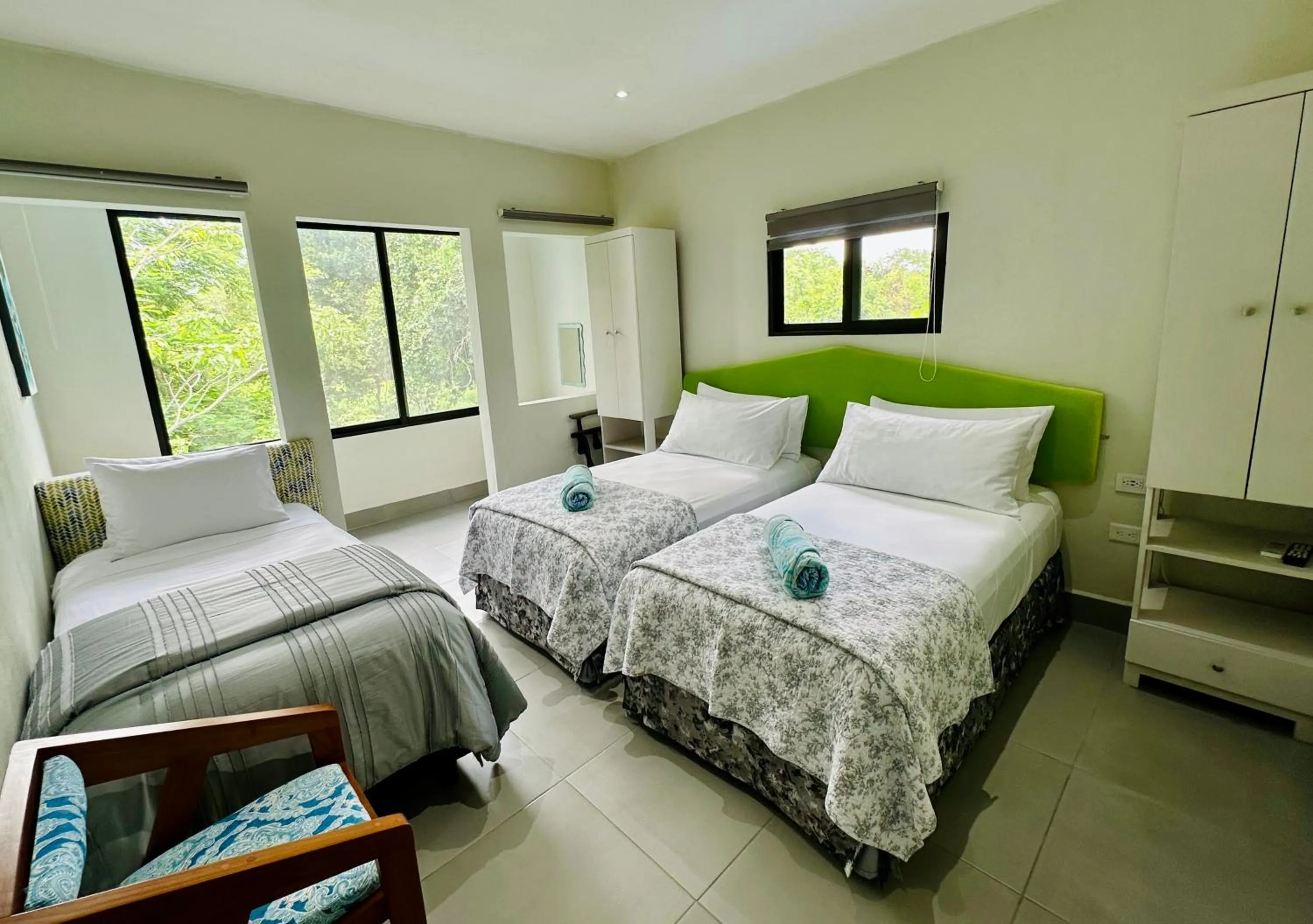 Bedroom, Bed in The Blue Eco Lodge