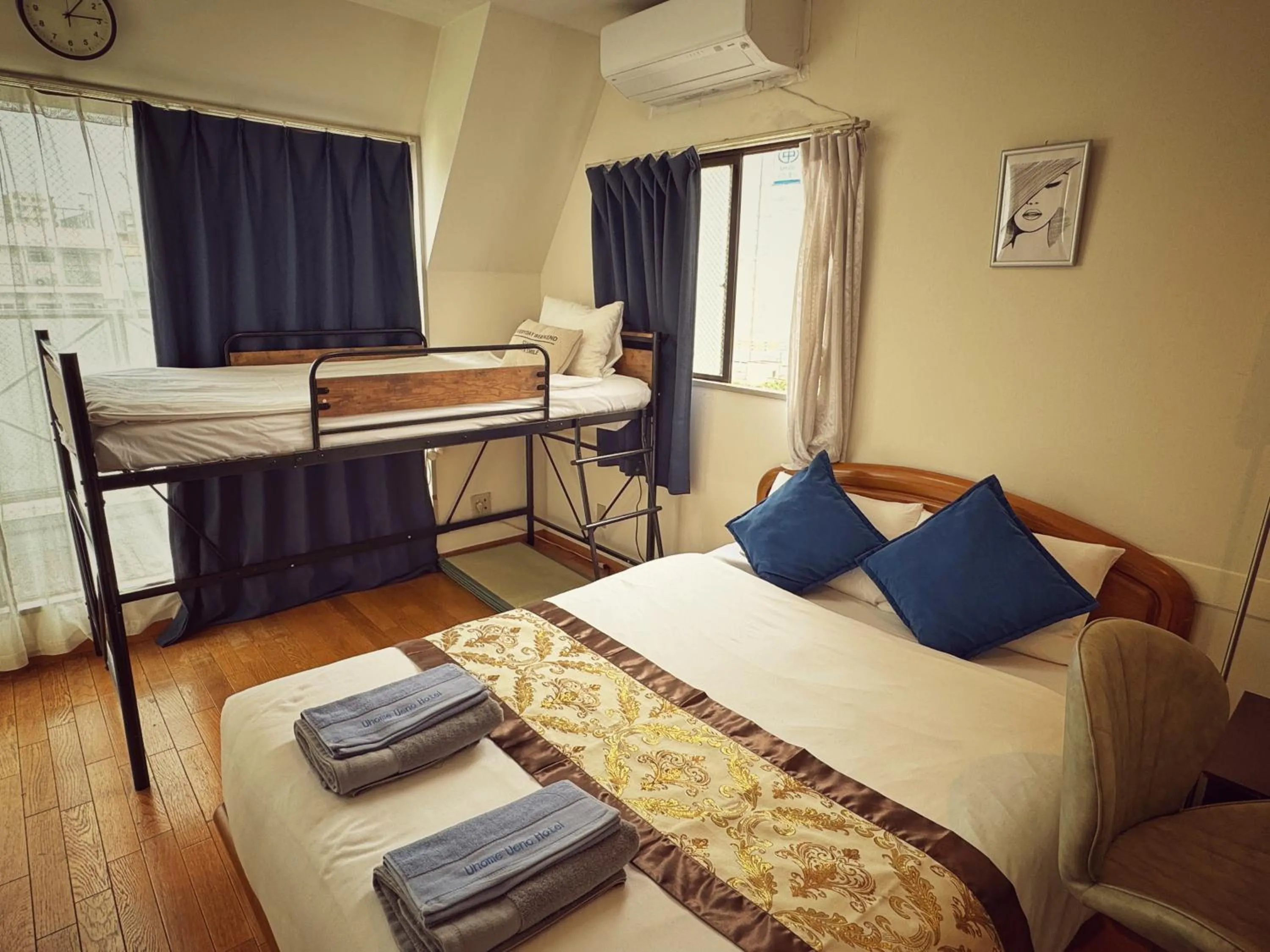 Bedroom, Bed in Uhome Ueno Hotel