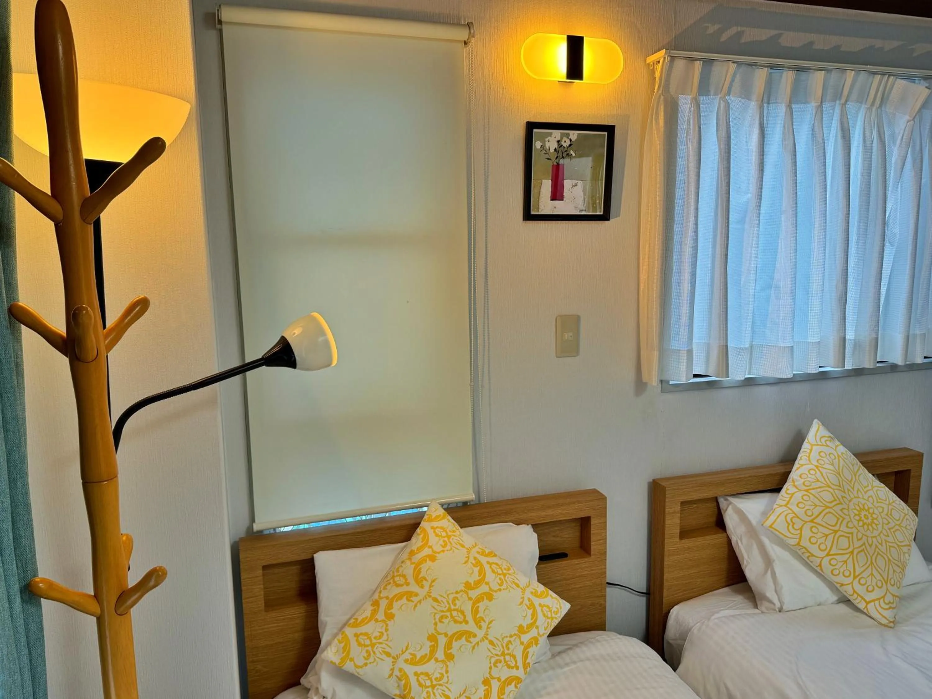 Bed in Uhome Ueno Hotel