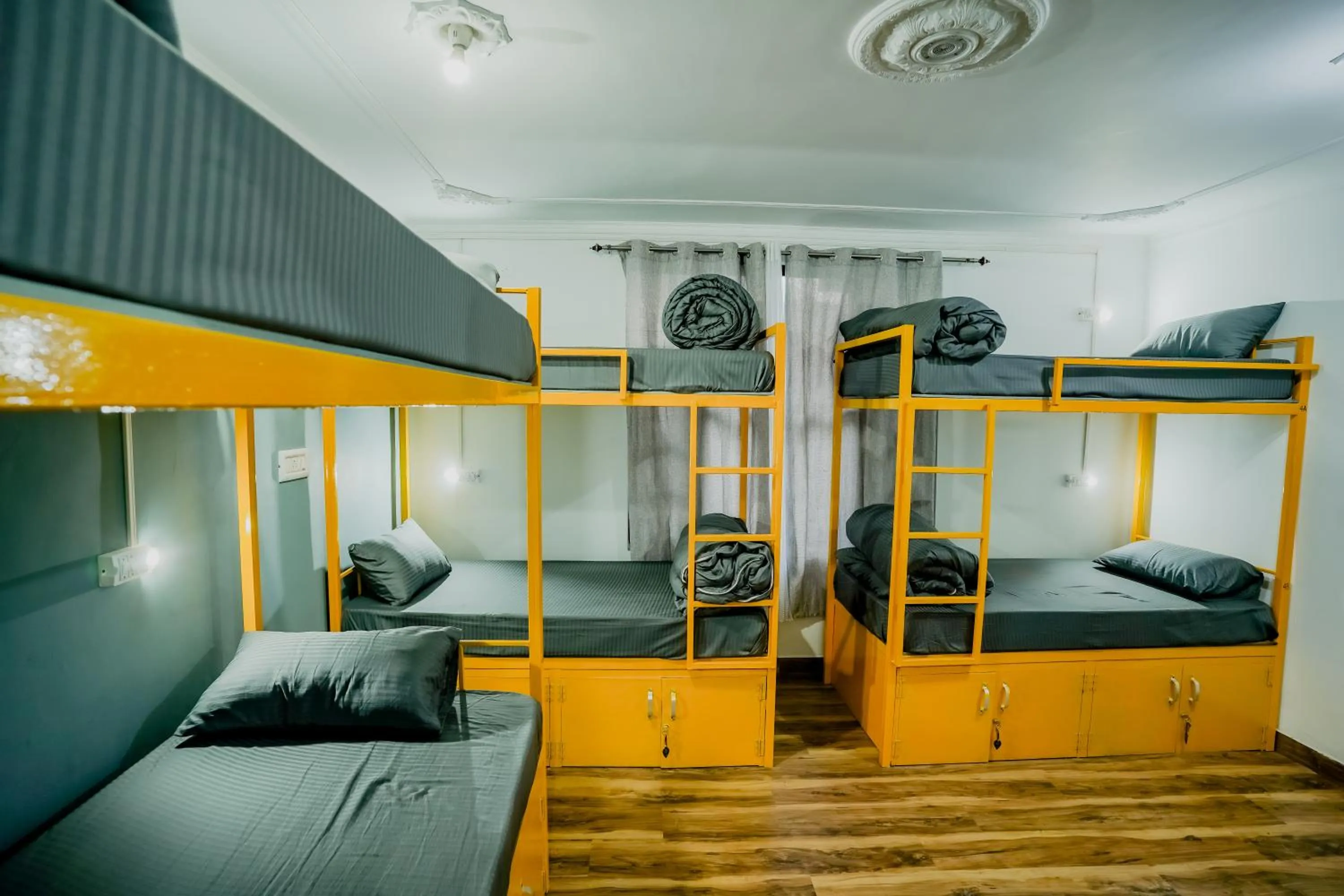 Bed in Young Monk Hostel Dharamkot