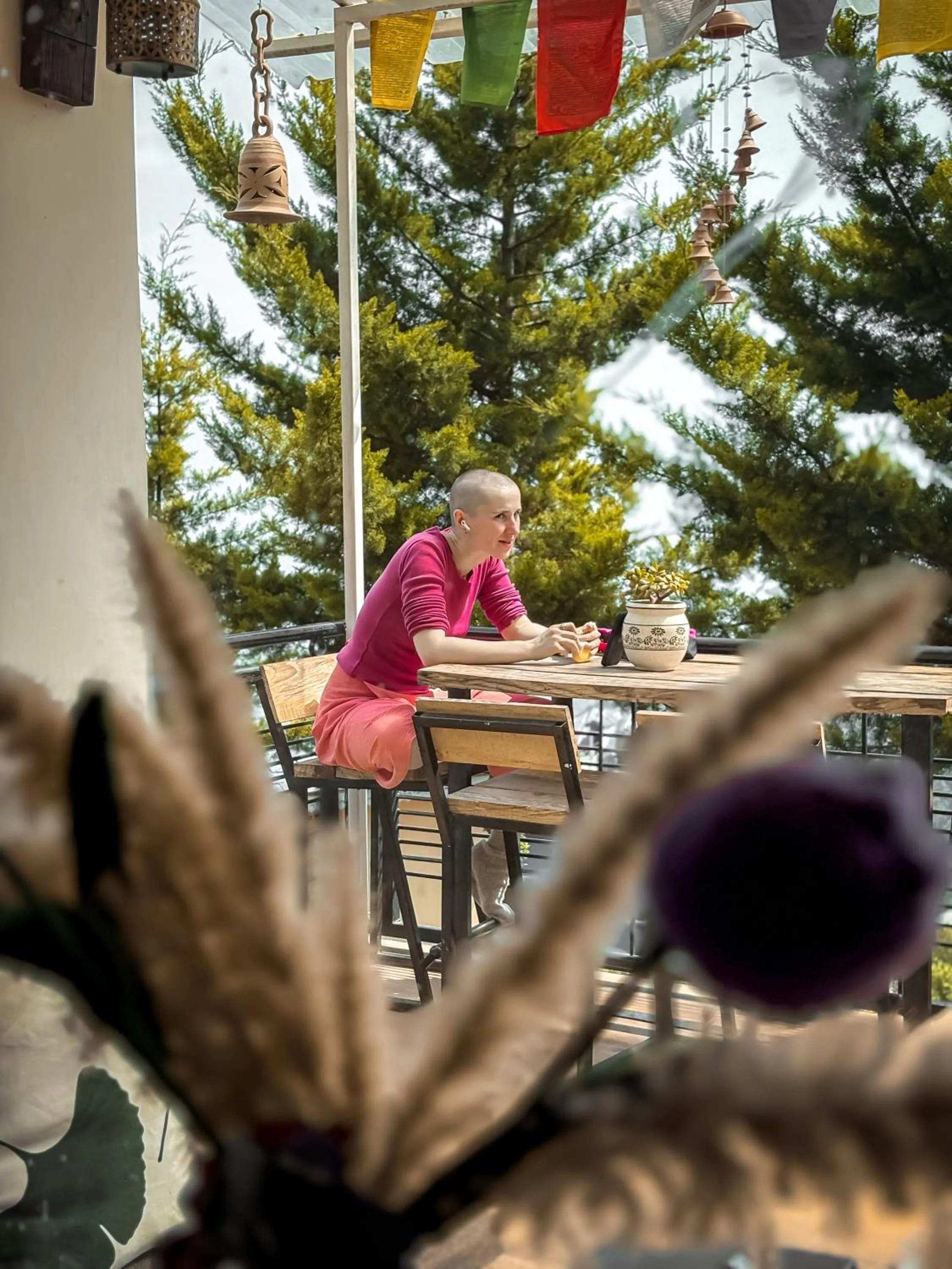 People in Young Monk Hostel Dharamkot