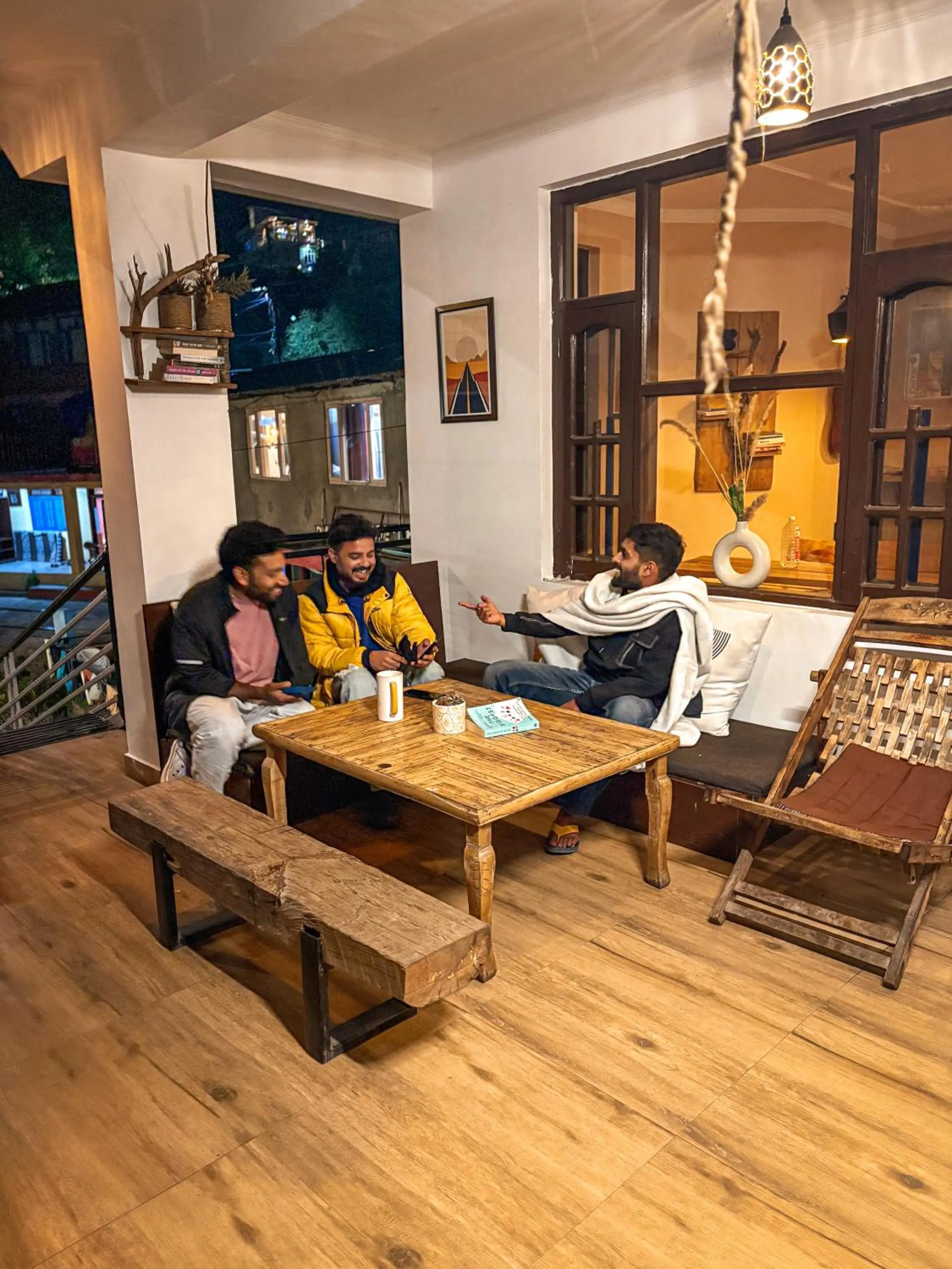 People in Young Monk Hostel Dharamkot