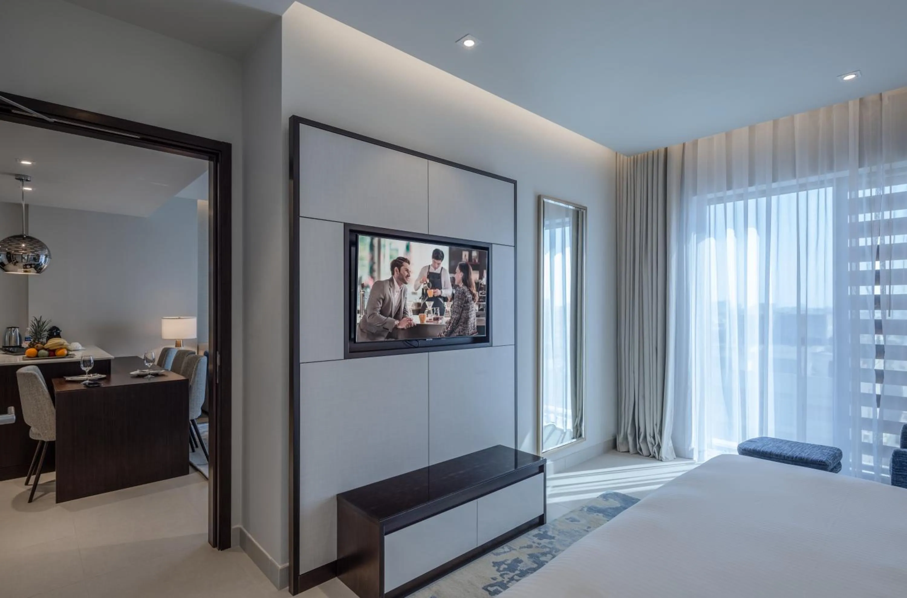 View (from property/room), Bed in Somerset Downtown Al Khobar