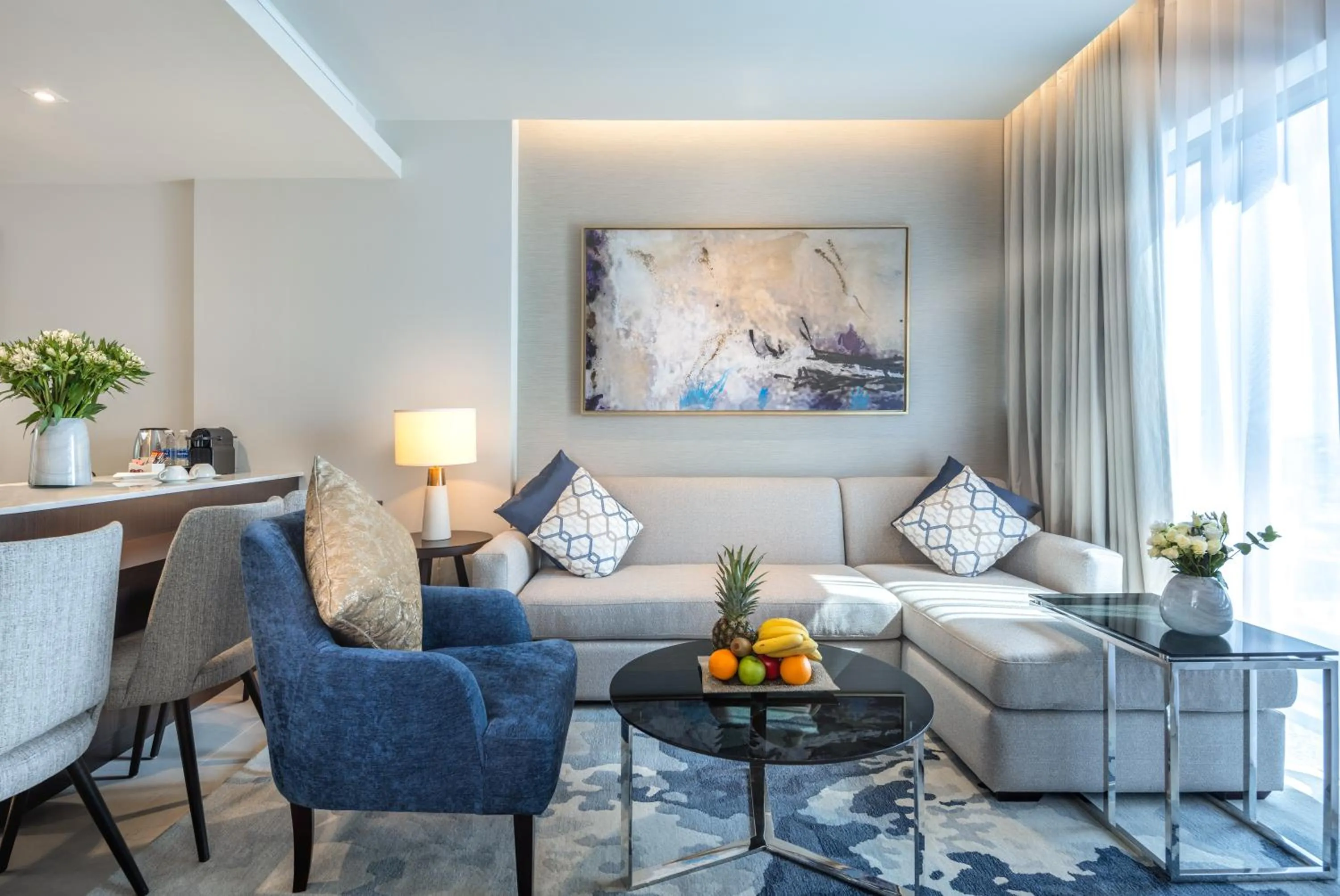 Seating area in Somerset Downtown Al Khobar