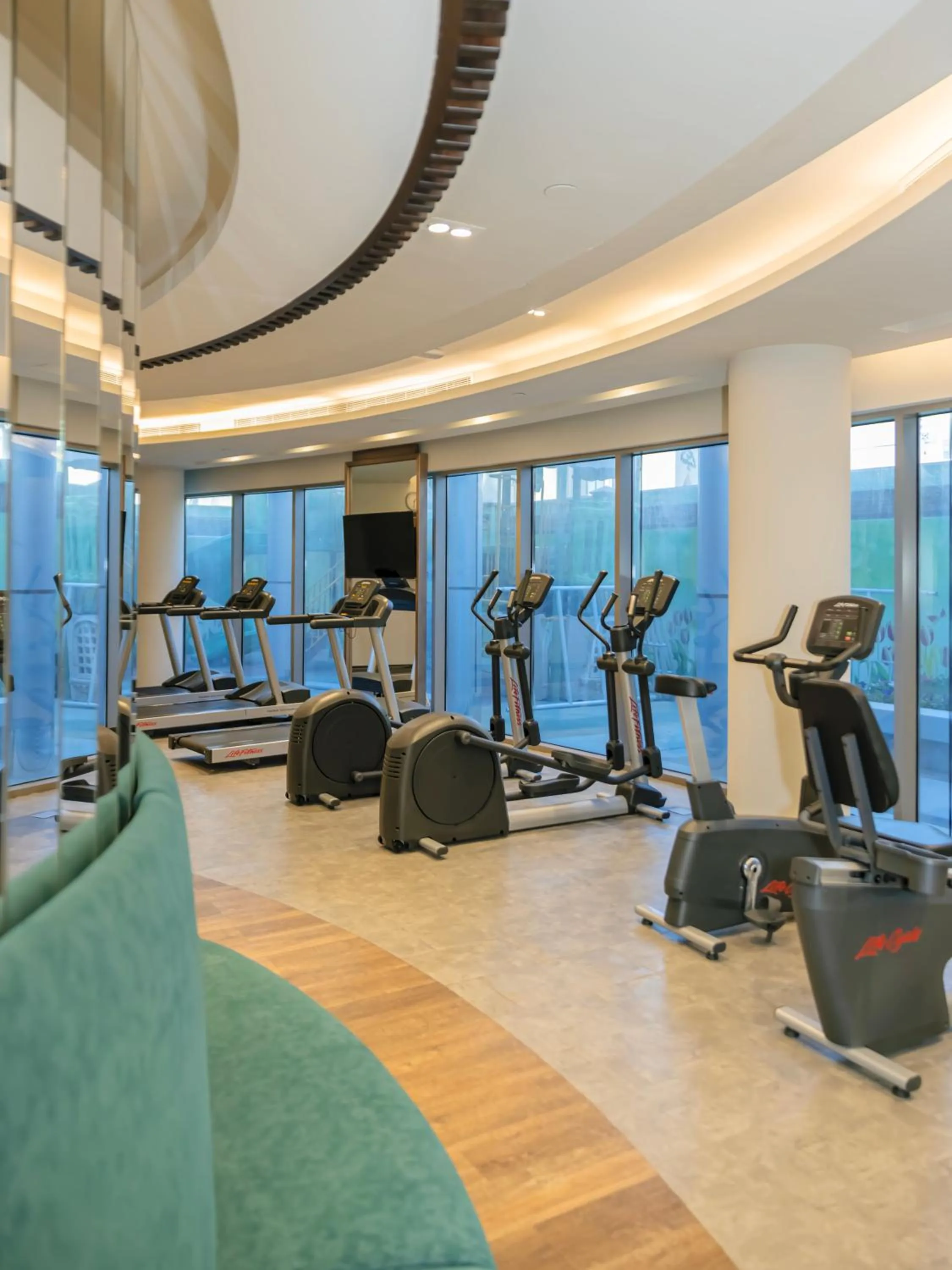 Fitness centre/facilities in Somerset Downtown Al Khobar