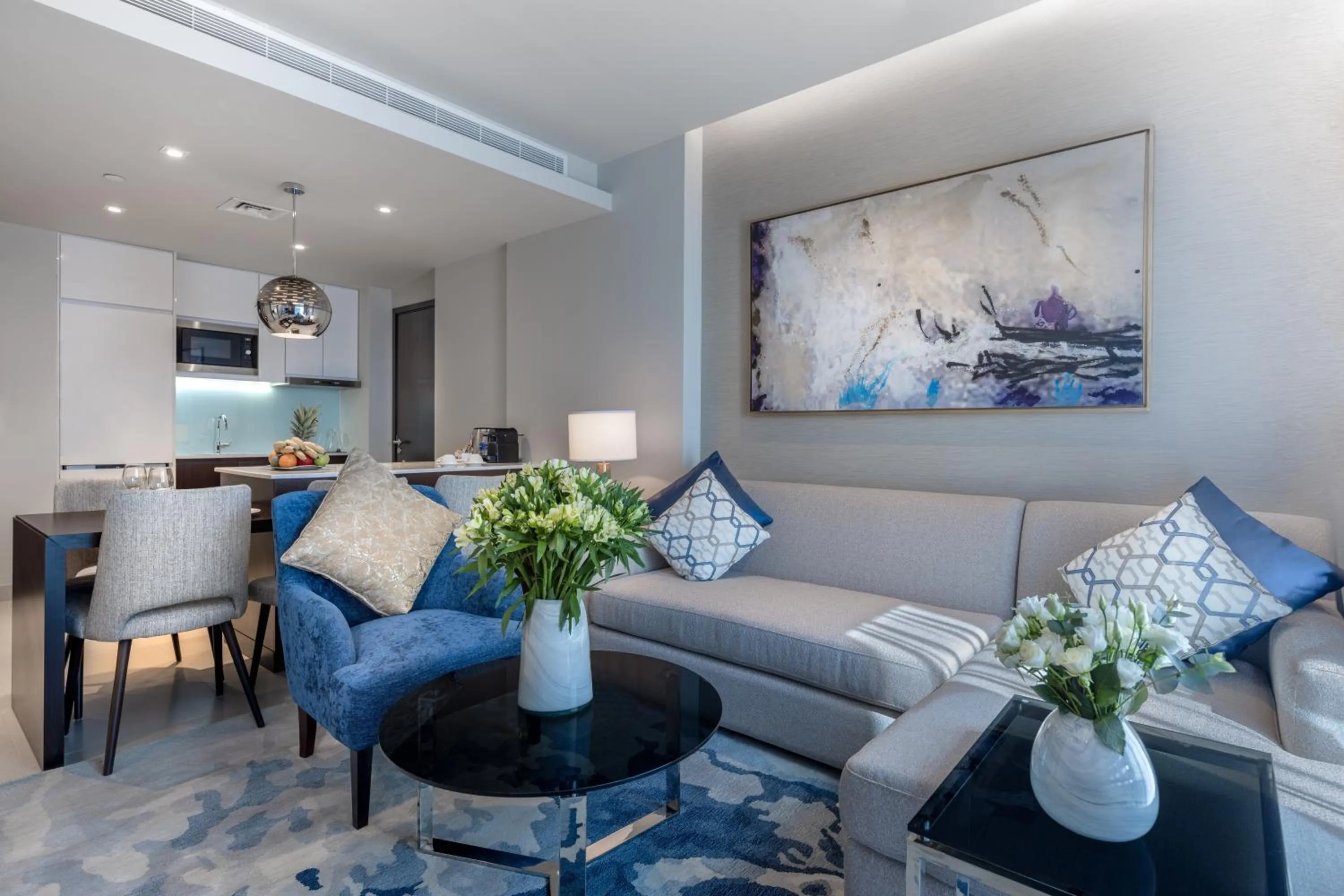 Seating area in Somerset Downtown Al Khobar