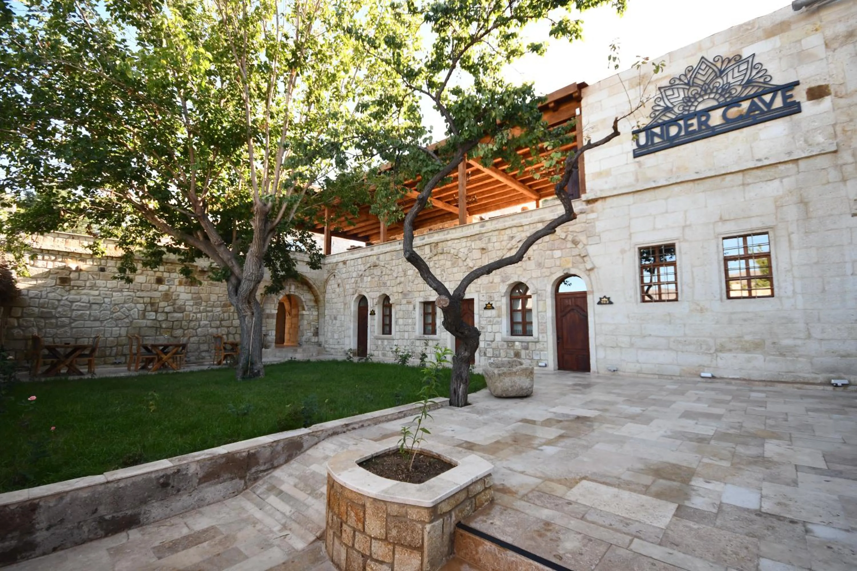 Garden in Under Cave Cappadocia