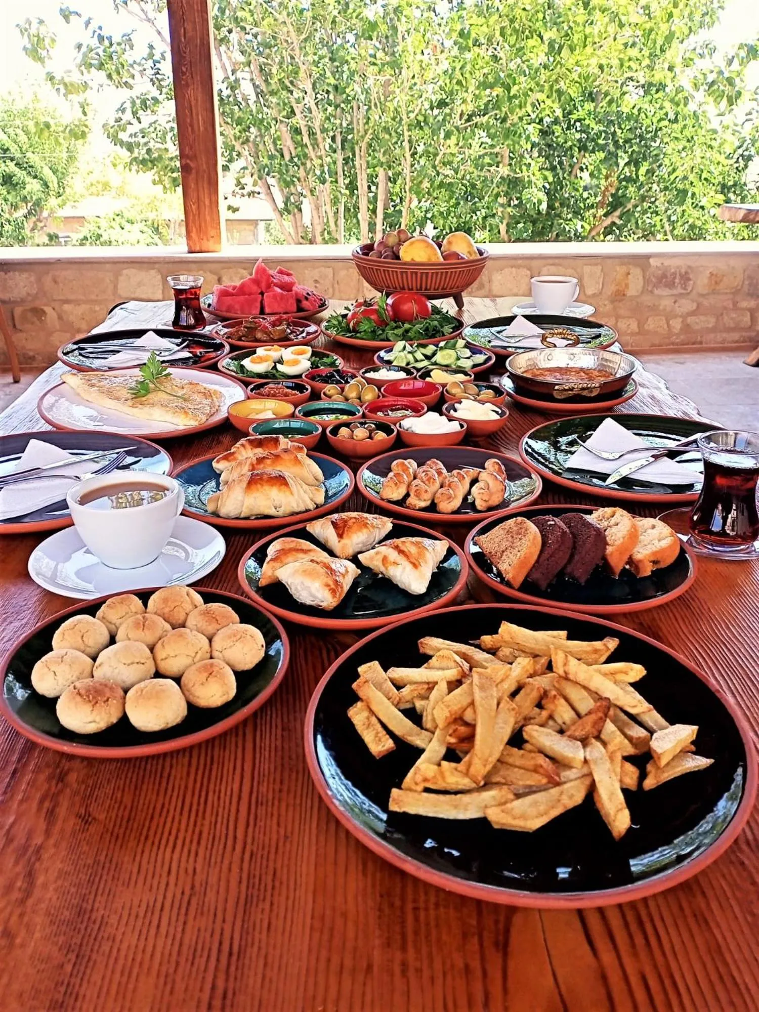 Breakfast in Under Cave Cappadocia